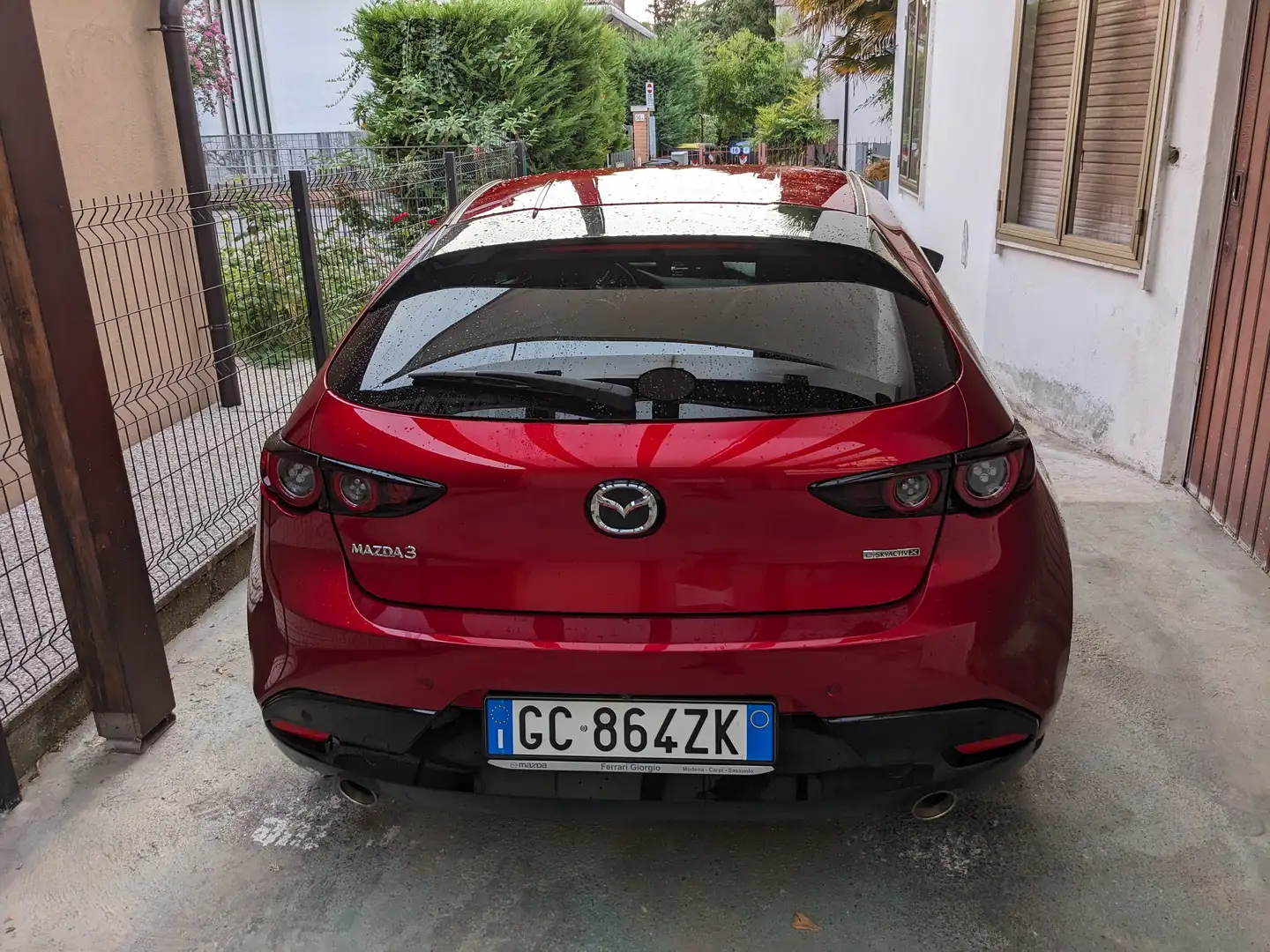 Mazda 3 3 IV 5 porte 5p 2.0 m-hybrid Exclusive 186cv Rosso - 2
