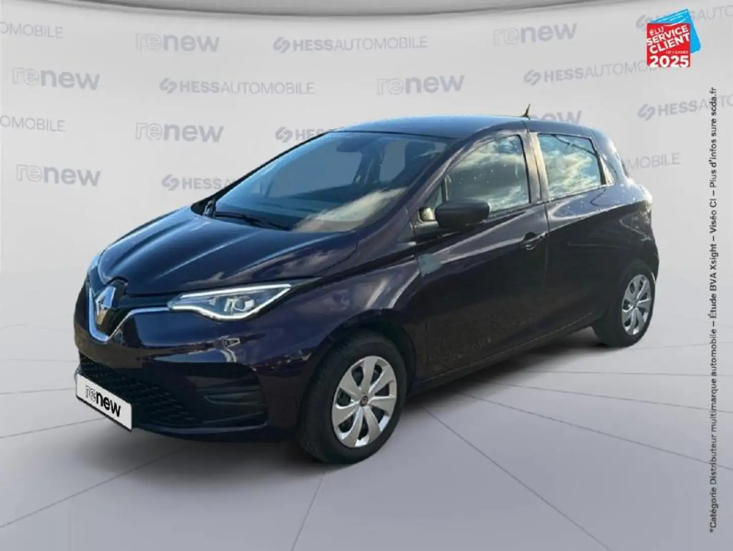 Renault ZOE E-Tech Life charge normale R110 Achat Intégral - 2 Mauve - 1