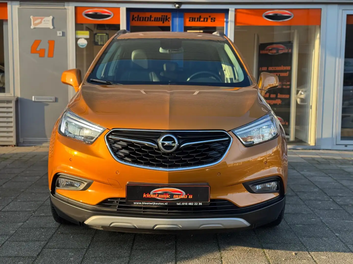 Opel Mokka X 1.4 Turbo Innovation Automaat Leder 40.000km 1e Ei Oranje - 2