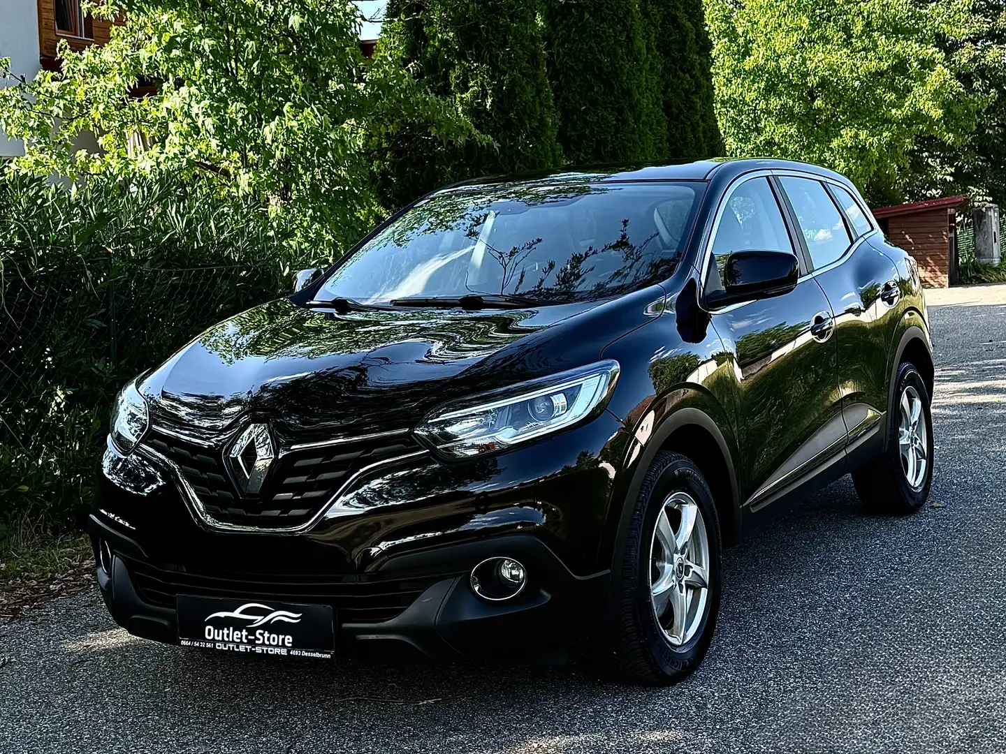 Renault Kadjar Life*1.Besitz*LED*Tempomat*Garantie*TOP* Schwarz - 1