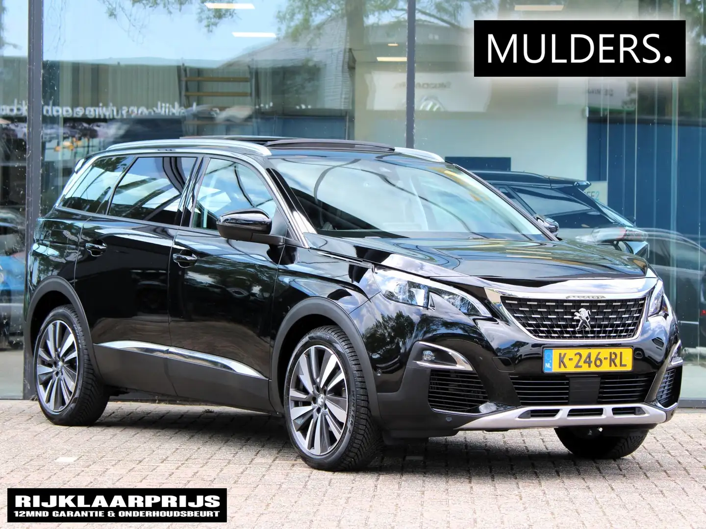 Peugeot 5008 1.2 PureTech Premium Avantage Automaat | Navi / Pa Zwart - 1