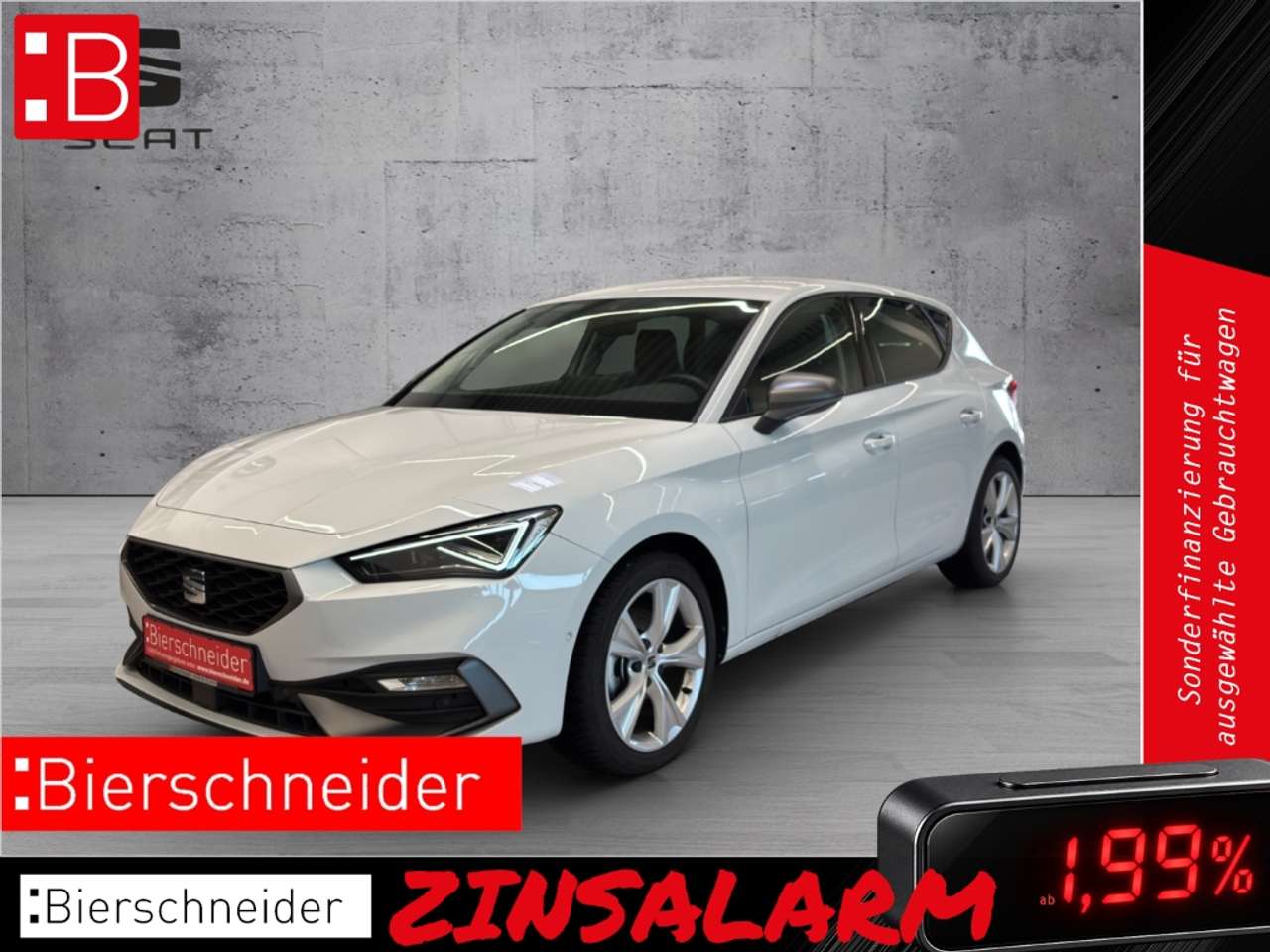 Seat Leon 2025 — 1.5 eTSI DSG FR ab 179,- 990,- Anz. Navi Kamera Ke