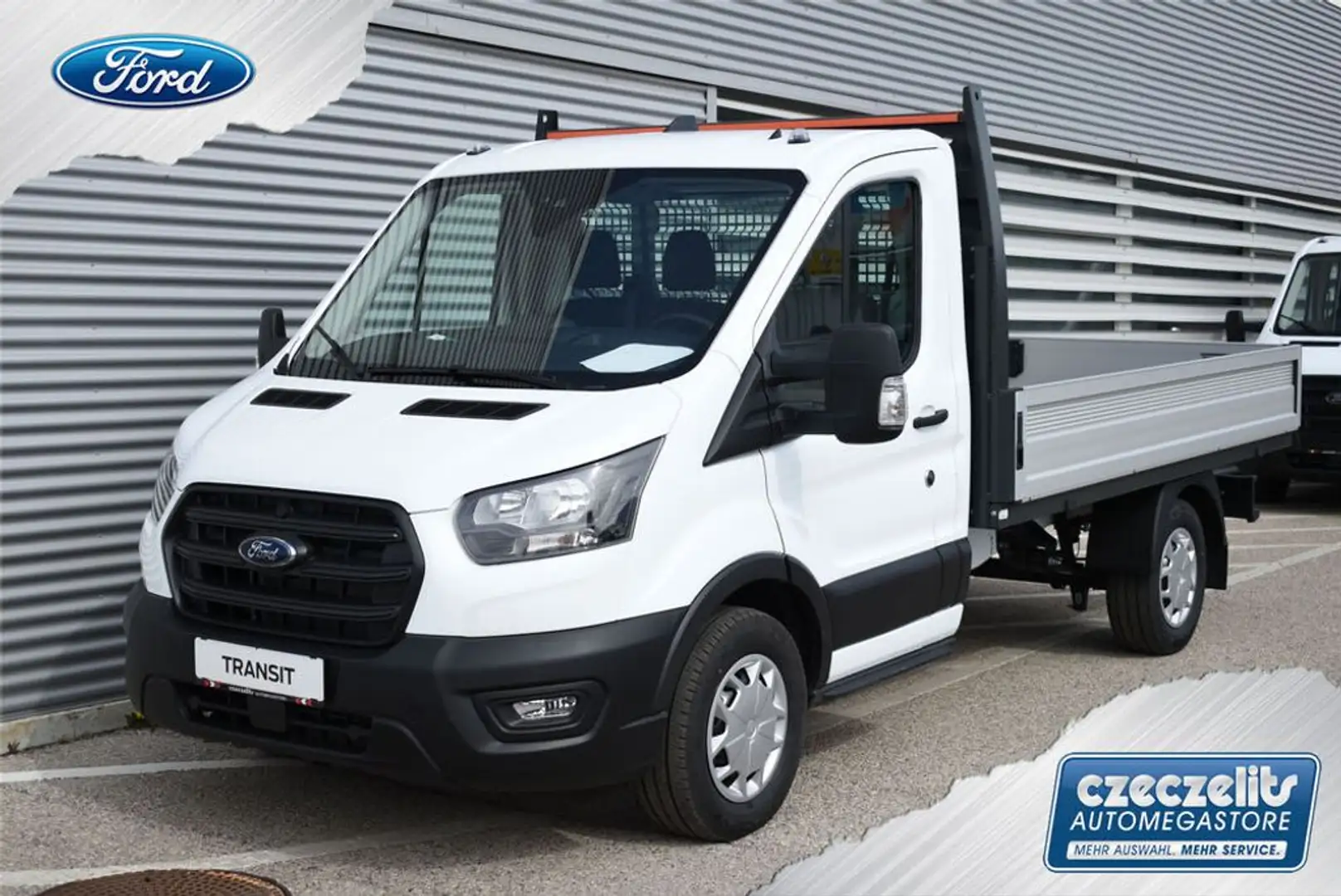 Ford Transit Pritsche 2,0 EcoBlue L3H1 350 Trend Aut. Weiß - 1