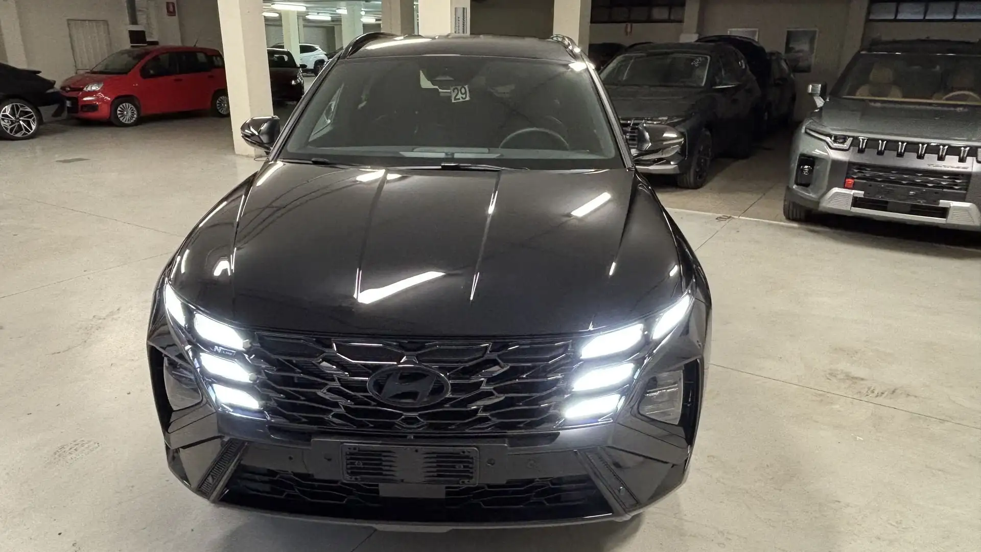 Hyundai TUCSON Tucson 1.6 HEV aut. N Line Zwart - 2