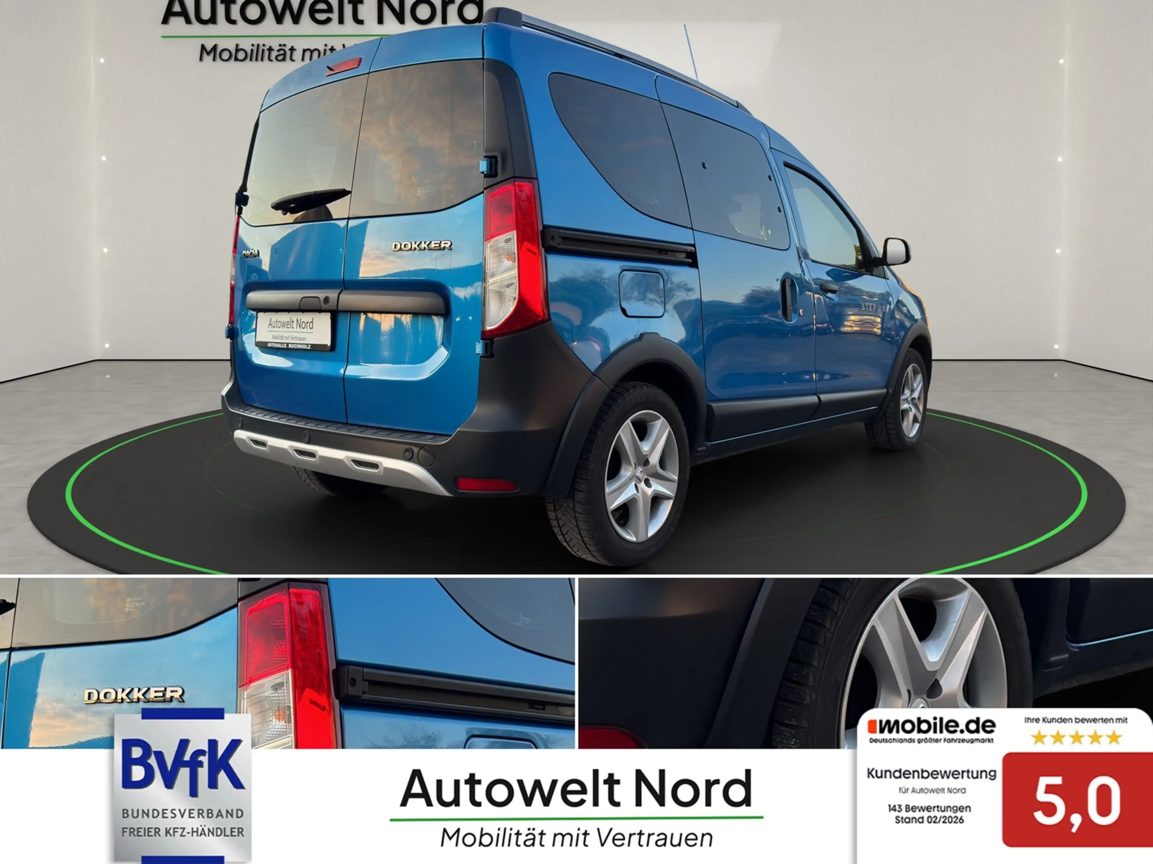 Dacia Dokker Stepway Celebration~KLIMA~PDC~SHZ~NAVI~TEMPO~SCHEC — photo 5