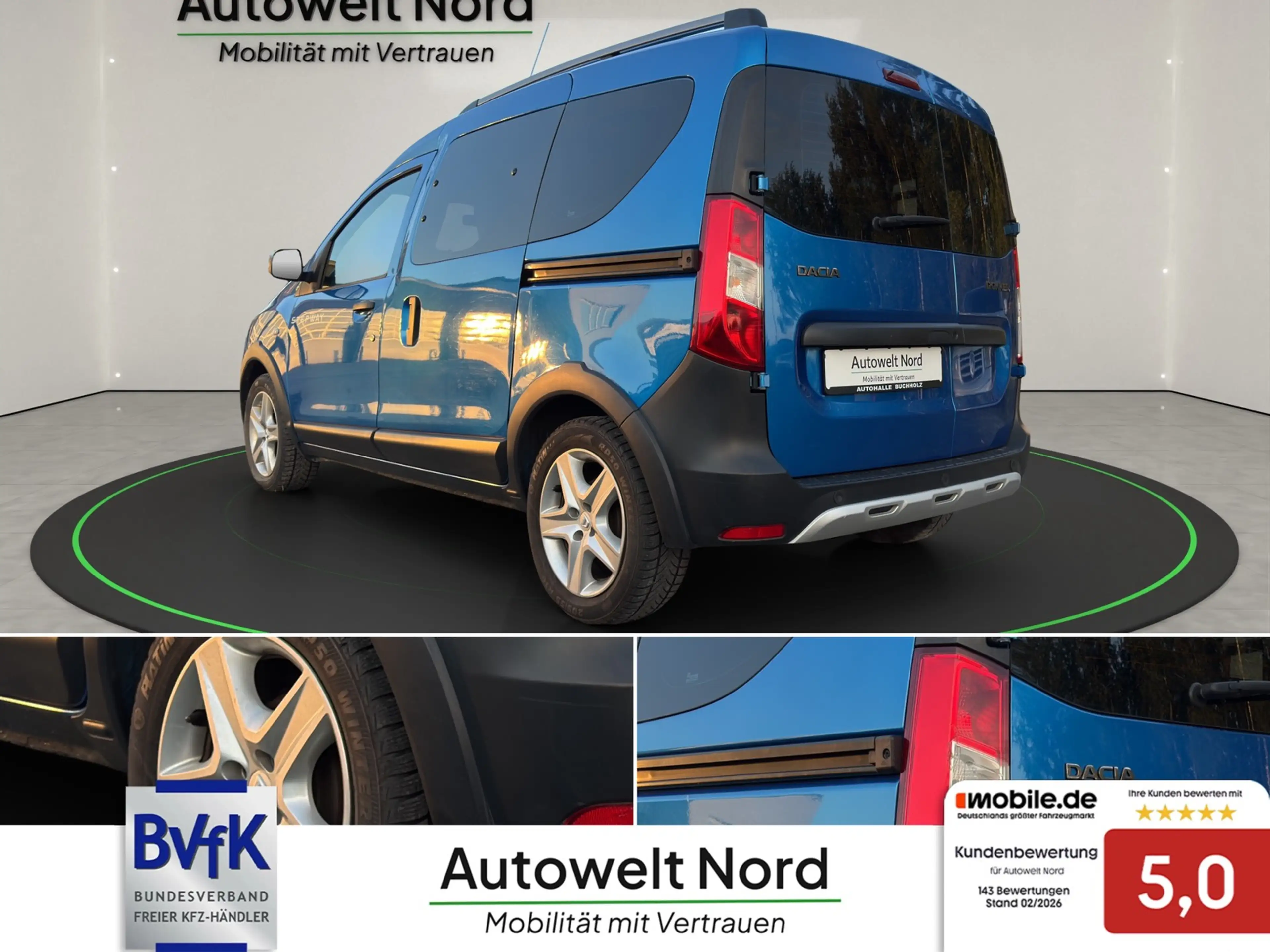 Dacia Dokker Stepway Celebration~KLIMA~PDC~SHZ~NAVI~TEMPO~SCHEC — photo 7