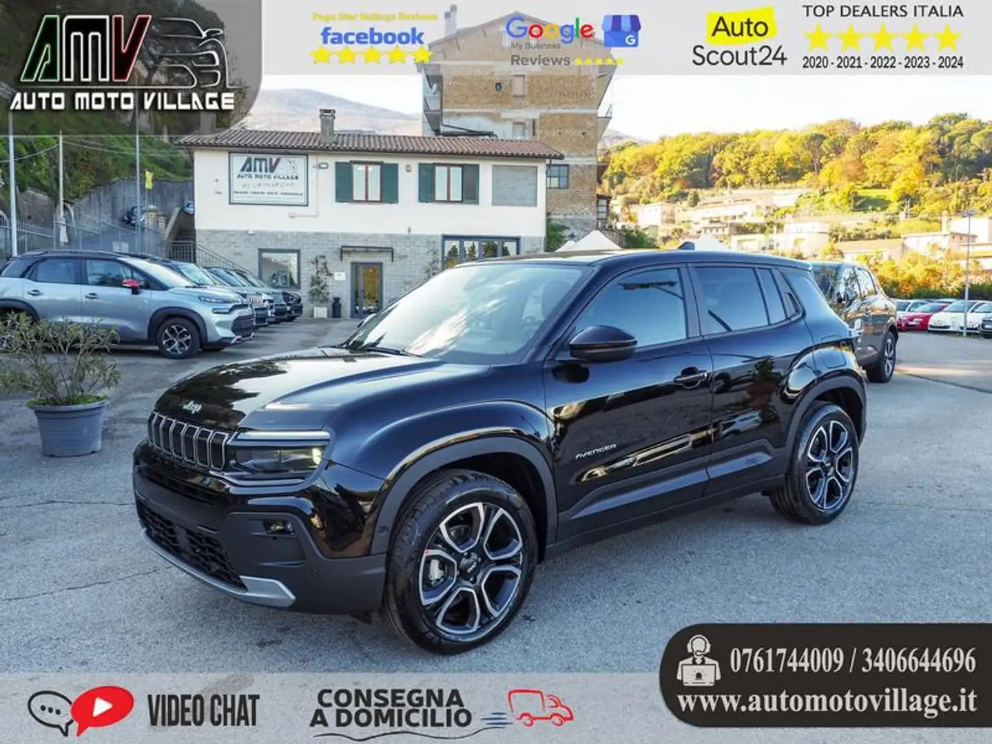 Jeep Avenger 1.2 Turbo Summit PREZZO SENZA VINCOLI Nero - 1