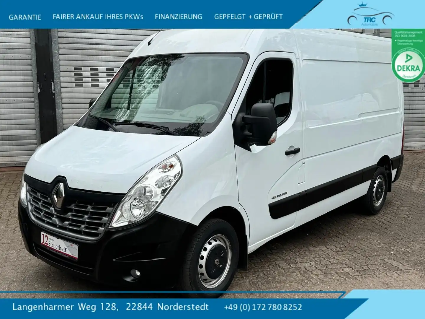 Renault Master Kasten L2H2 HKa 3,5t Fehér - 1