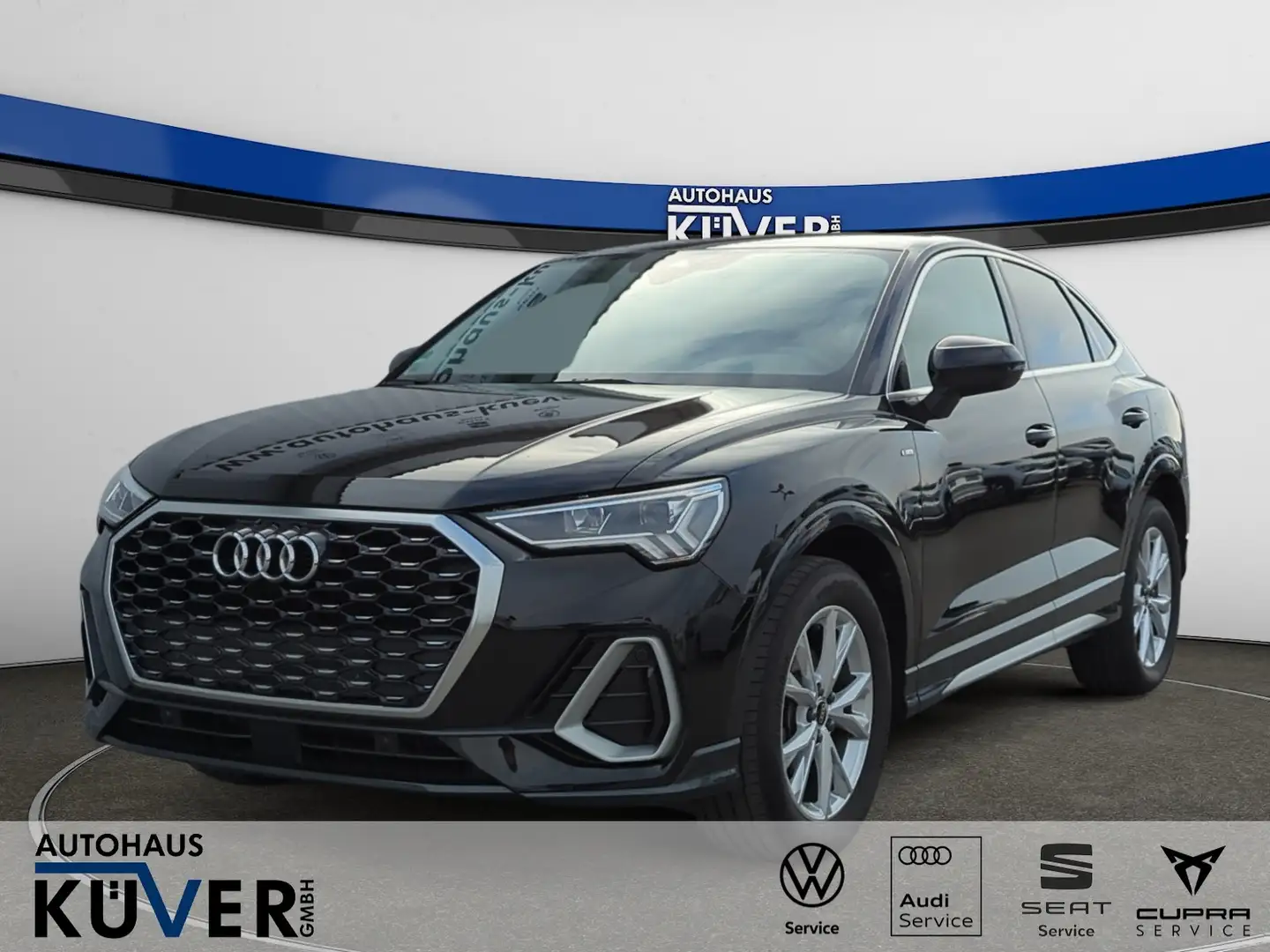 Audi Q3 Sportback S-line 35 TFSI S-Tro. AHK+Navi Siyah - 1