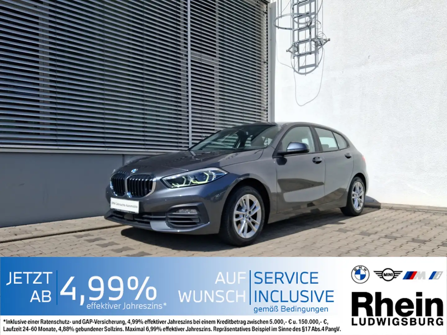 BMW 118 i LED DAB AHK SHZ Grau - 1