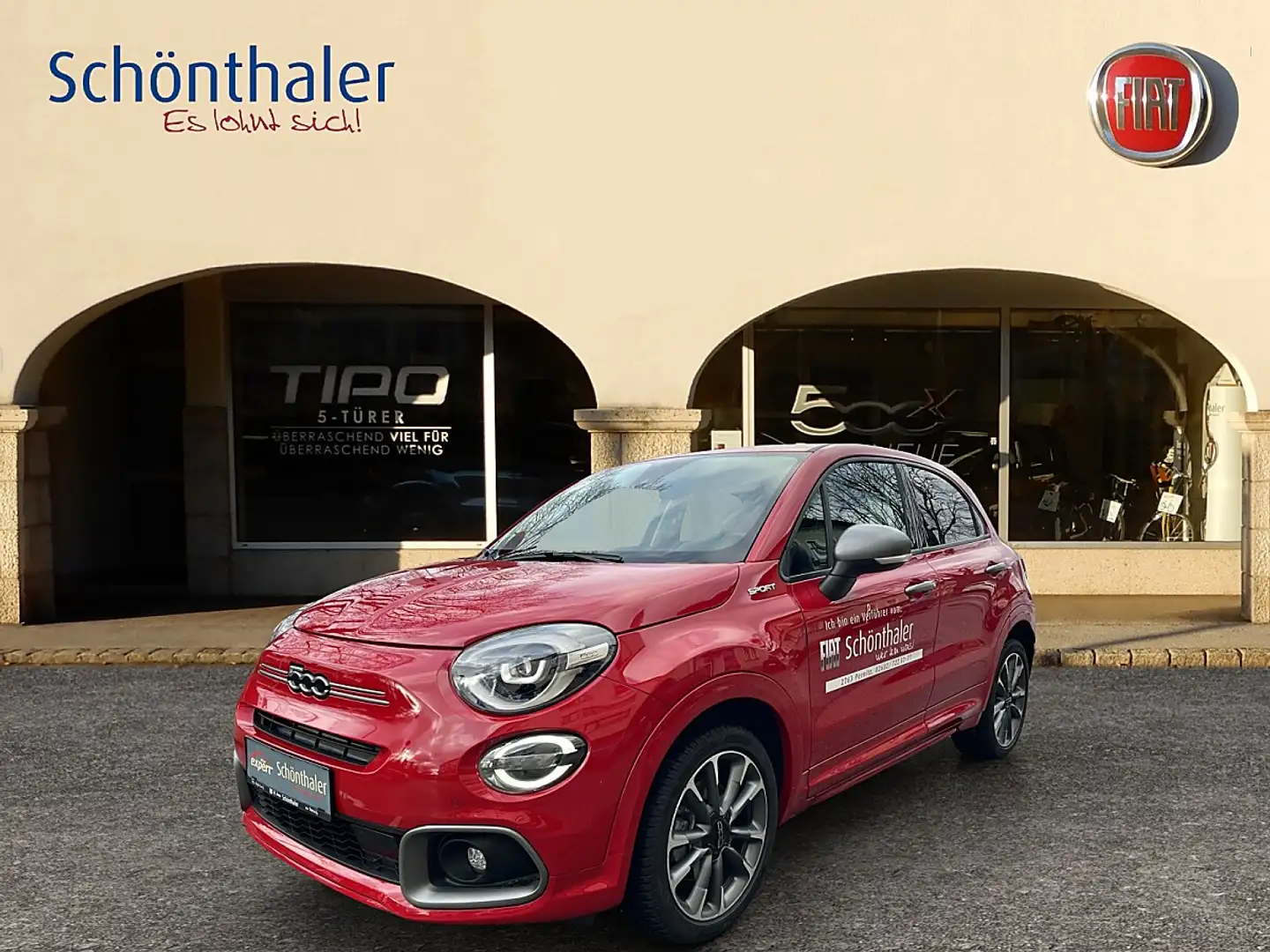 Fiat 500X Hybrid 130 7-Gang eDCT Sport TOP-Ausstattung Rot - 1