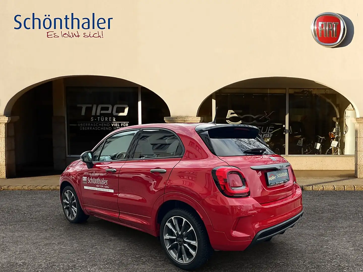 Fiat 500X Hybrid 130 7-Gang eDCT Sport TOP-Ausstattung Rot - 2