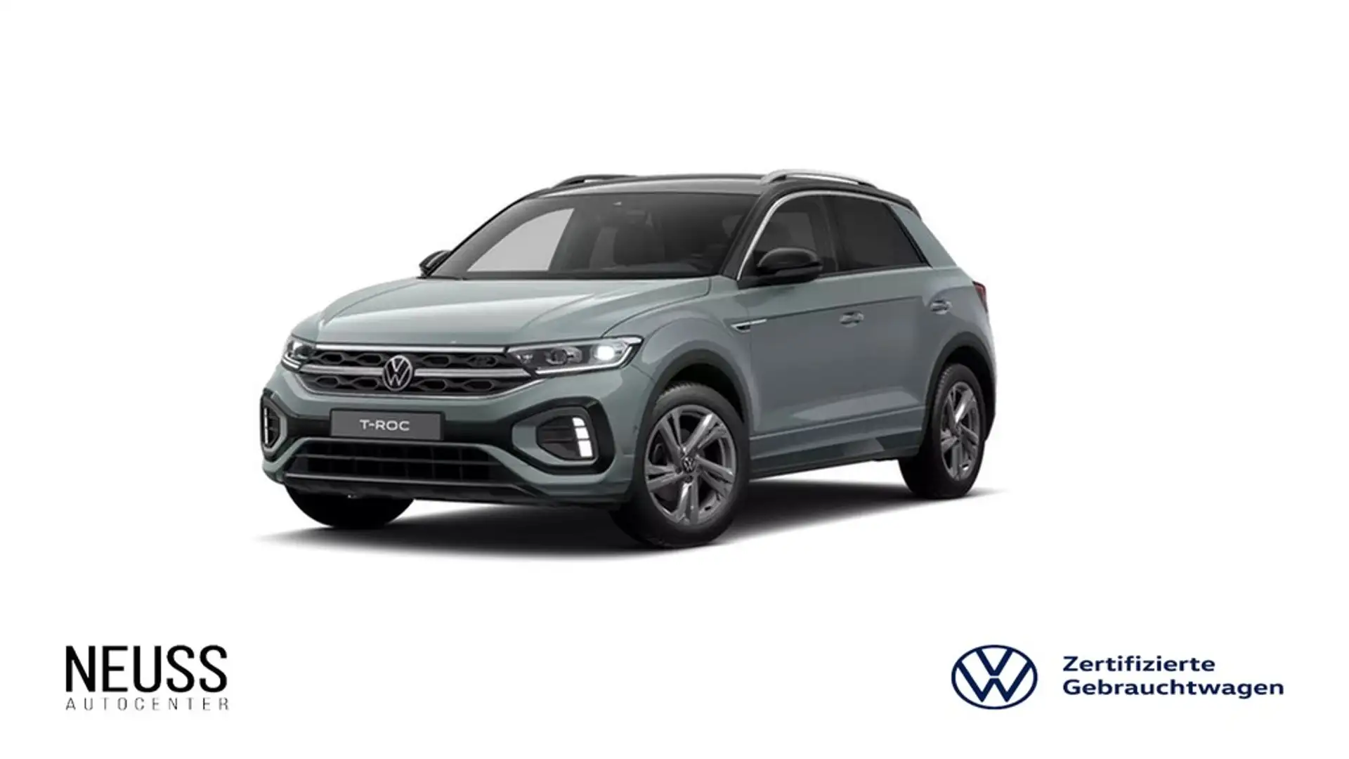 Volkswagen T-Roc 1.5 TSI DSG R-Line AHK+NAVI+SHZ+ACC+PDC+LED Blau - 1