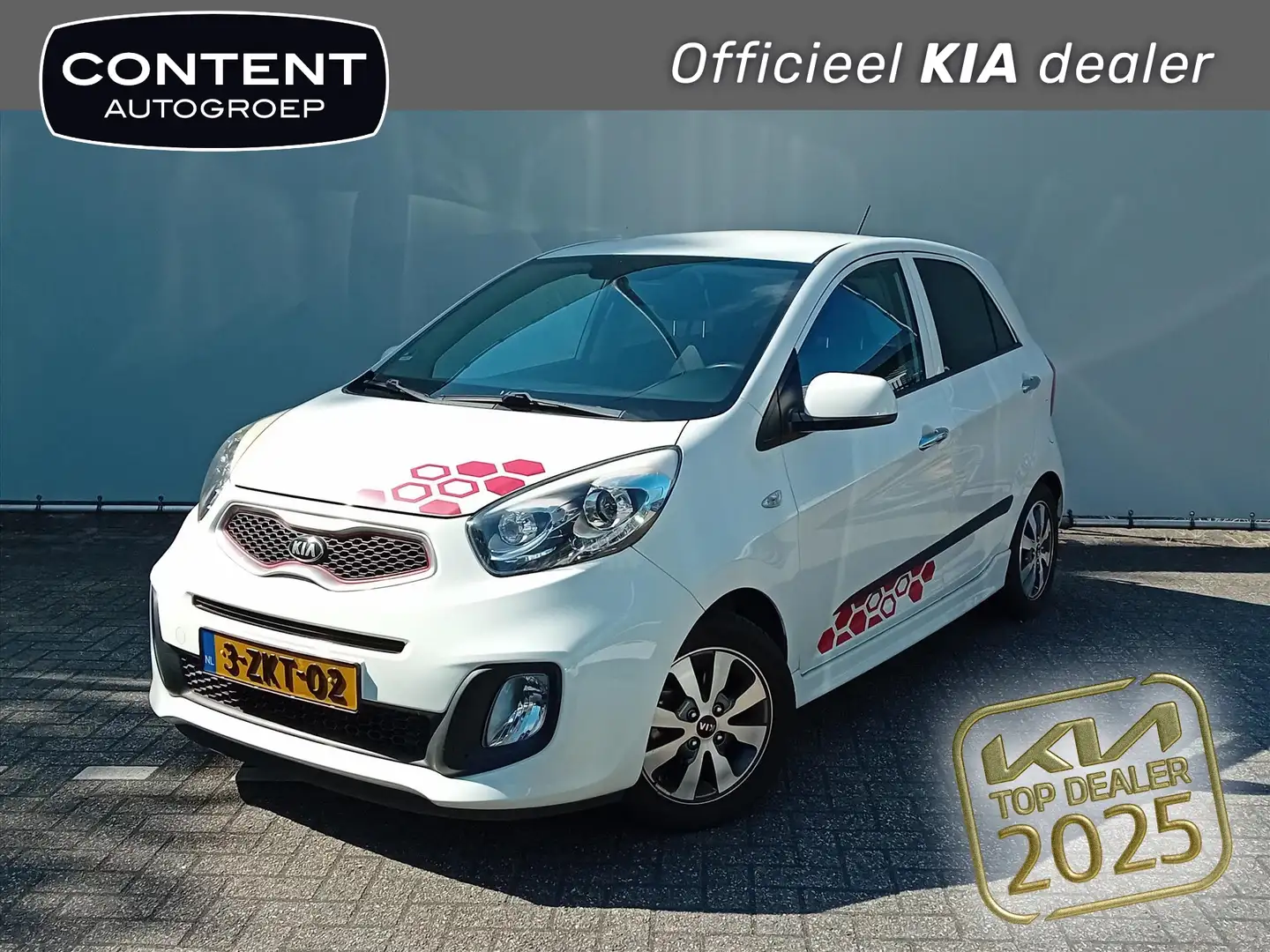 Kia Picanto 1.0 5-DRS X-Treme I Leder I Clima I LM velgen Blanc - 1