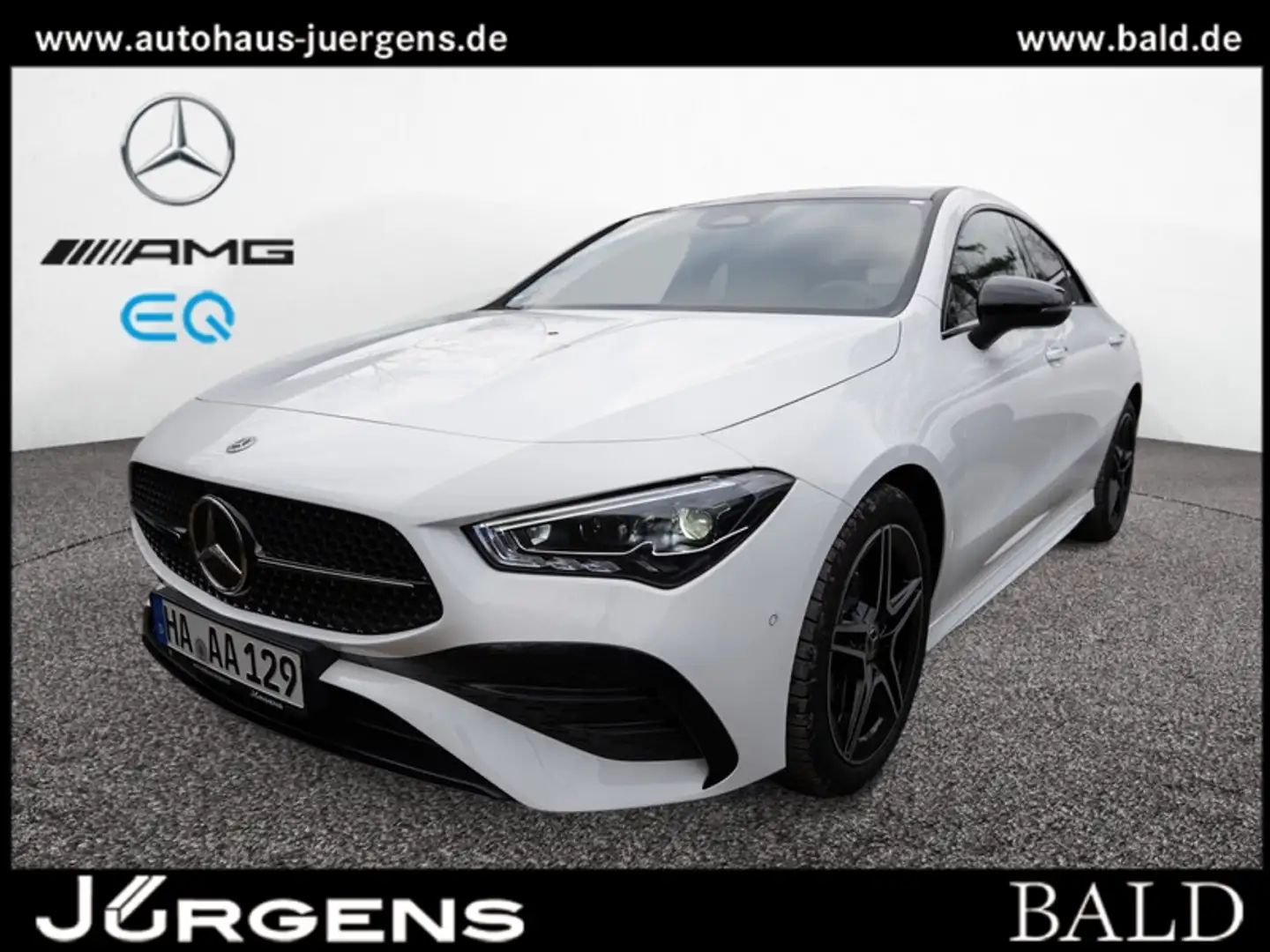 Mercedes-Benz CLA 200 Coupé AMG-Sport/MLB/Pano/Night/Sound/18" Weiß - 1