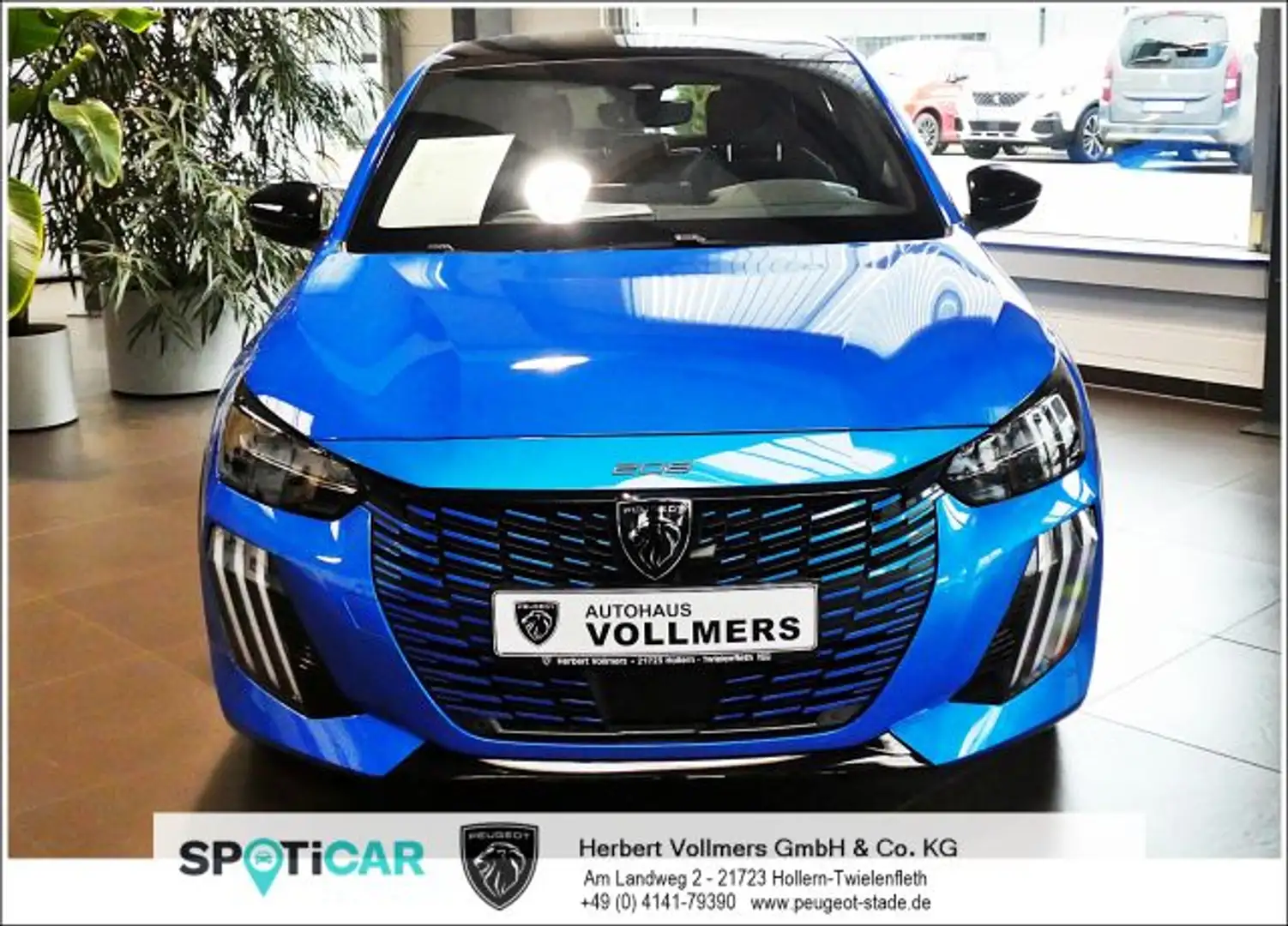 Peugeot 208 208 Elektromotor 156 GT Panoramadach, Alcantara! Blau - 1