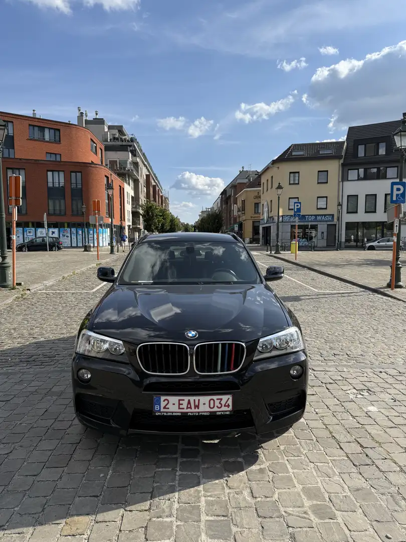 BMW X3 2.0 dA xDrive20 M-Pack automatique Zwart - 2