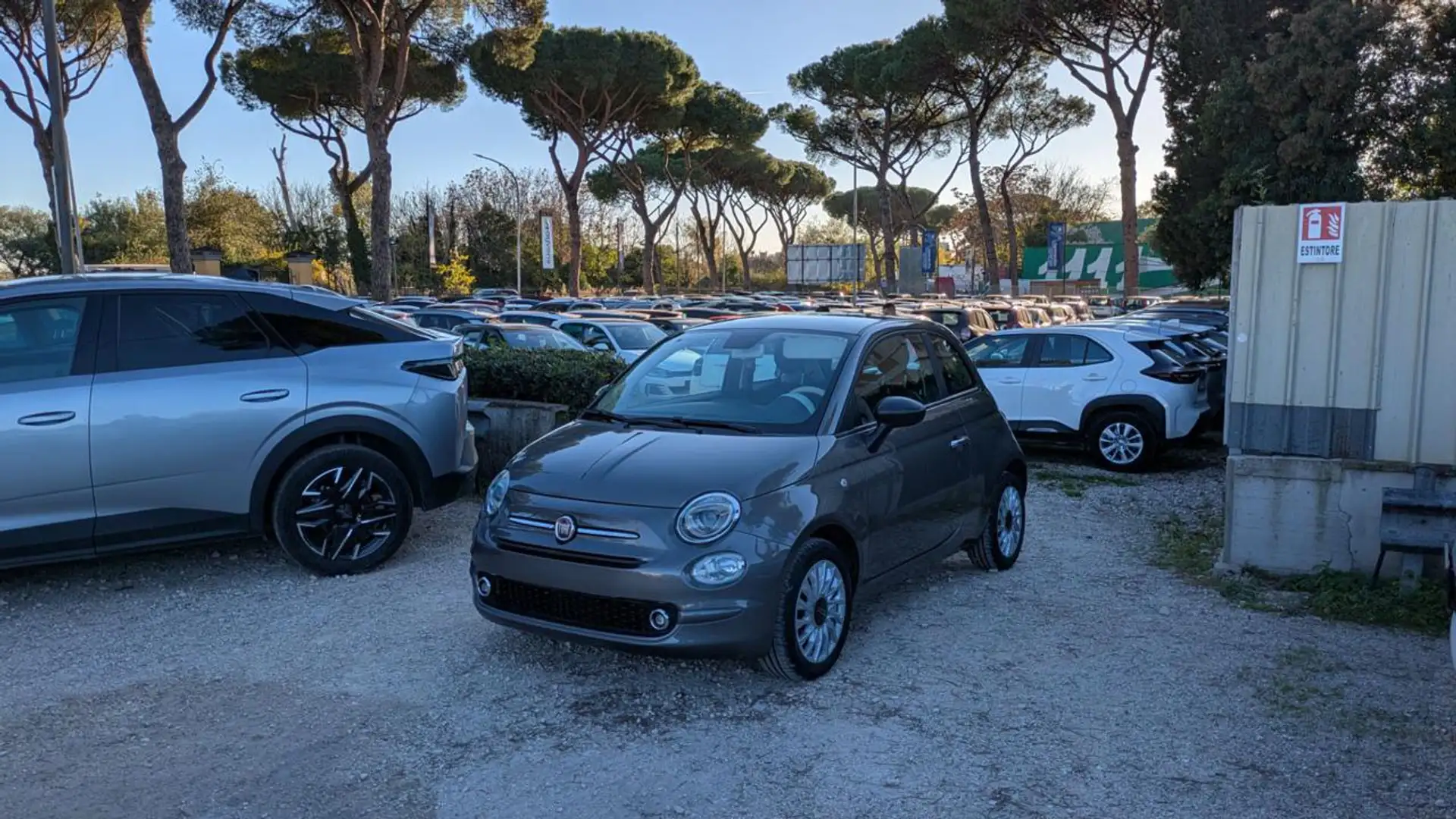 Fiat 500 HYBRID 1.0cc 70cv NAVI CLIMA AUTO CERCHI IN LEGA Grijs - 1