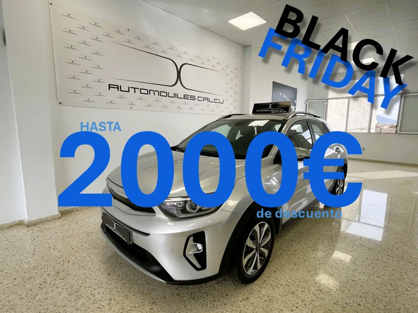 Kia Stonic 1.0 T-GDi MHEV Drive 100 Argent - 1