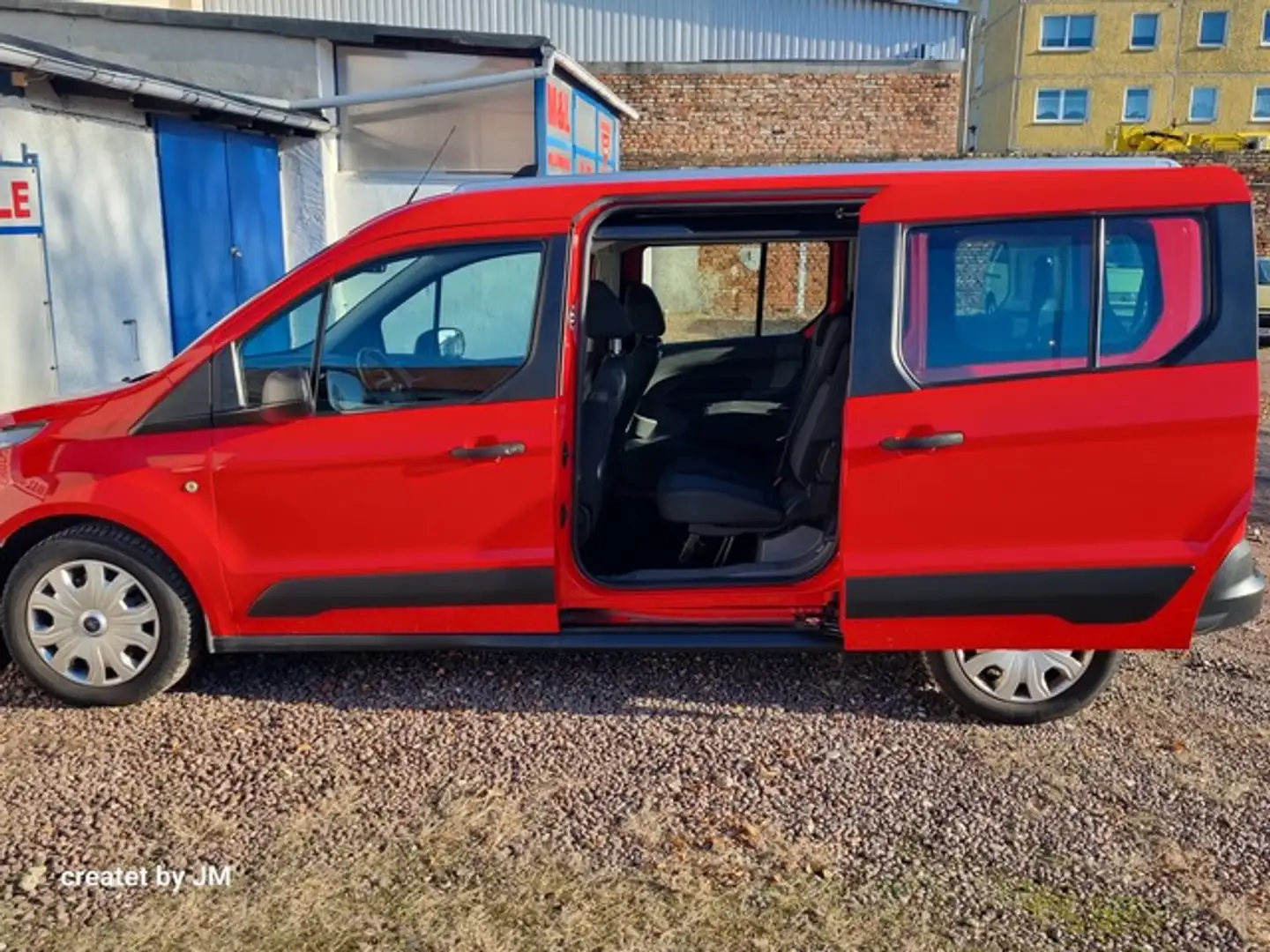Ford Transit Connect lang 7 Sitze Klima Rückfahkamera Rot - 2