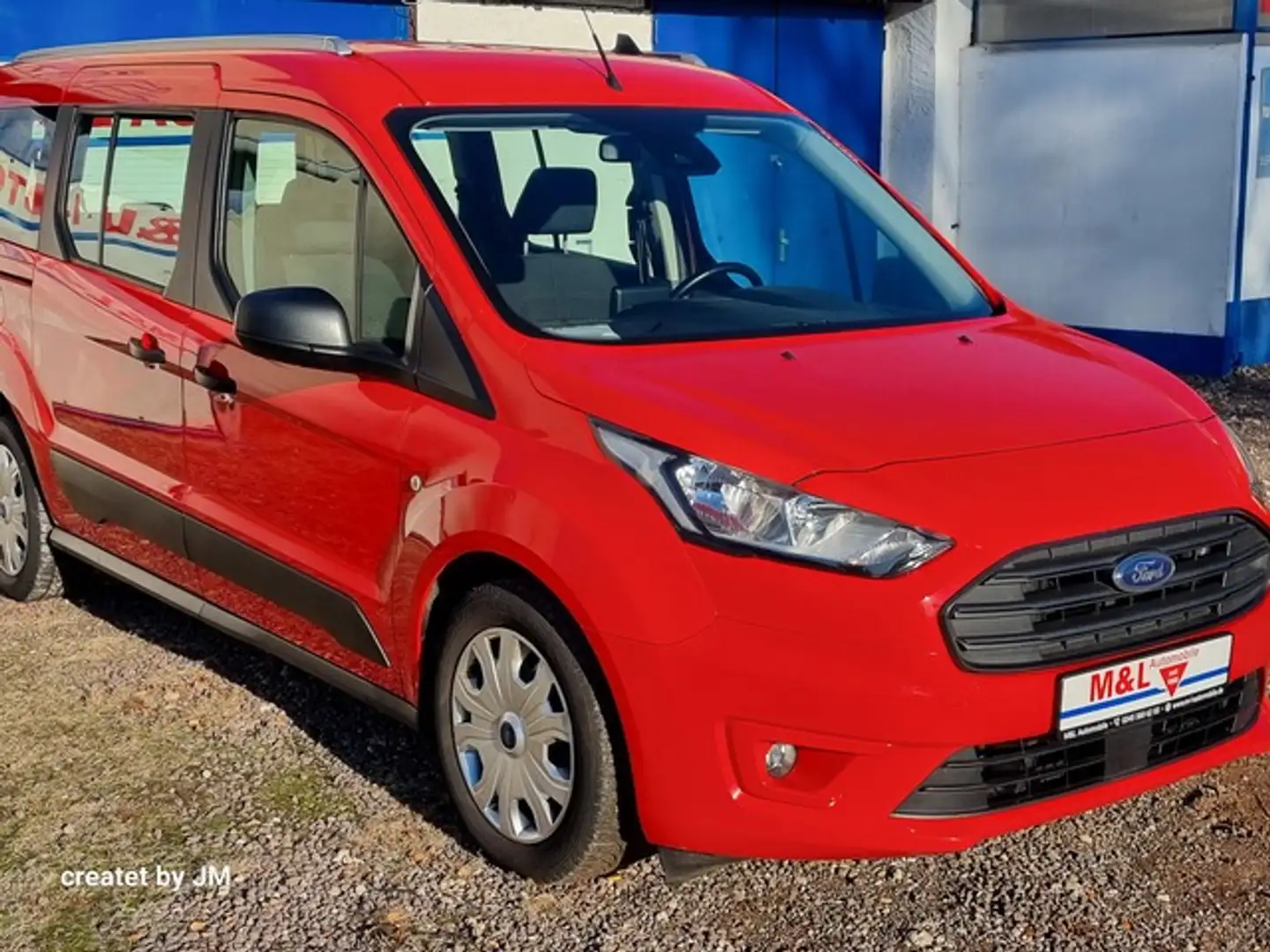 Ford Transit Connect lang 7 Sitze Klima Rückfahkamera Rot - 1