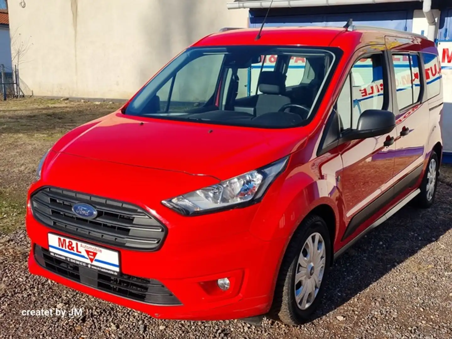 Ford Transit Connect lang 7 Sitze Klima Rückfahkamera Rot - 2