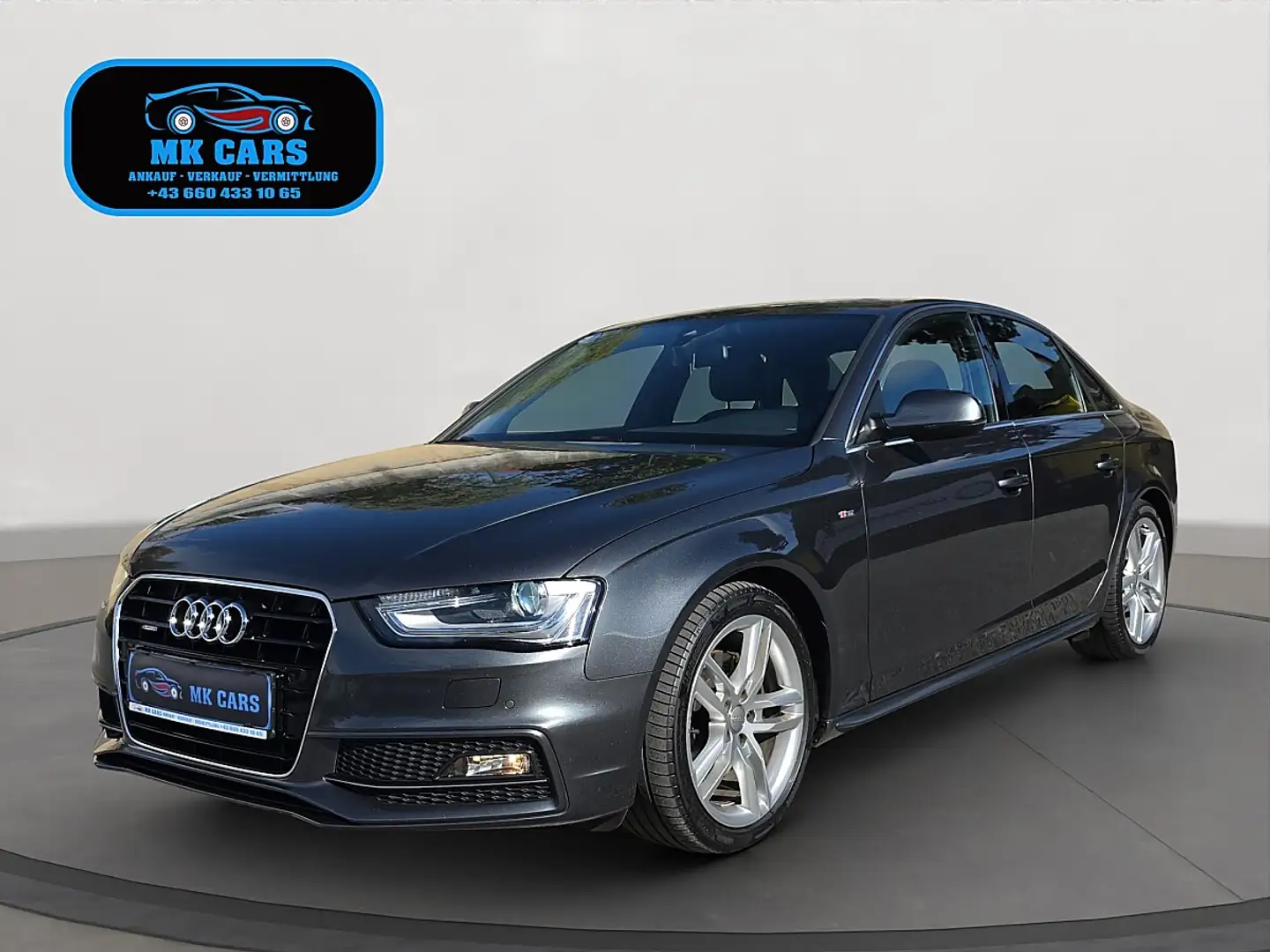 Audi A4 2,0 TDI quattro s-tronic S-Line Grau - 1