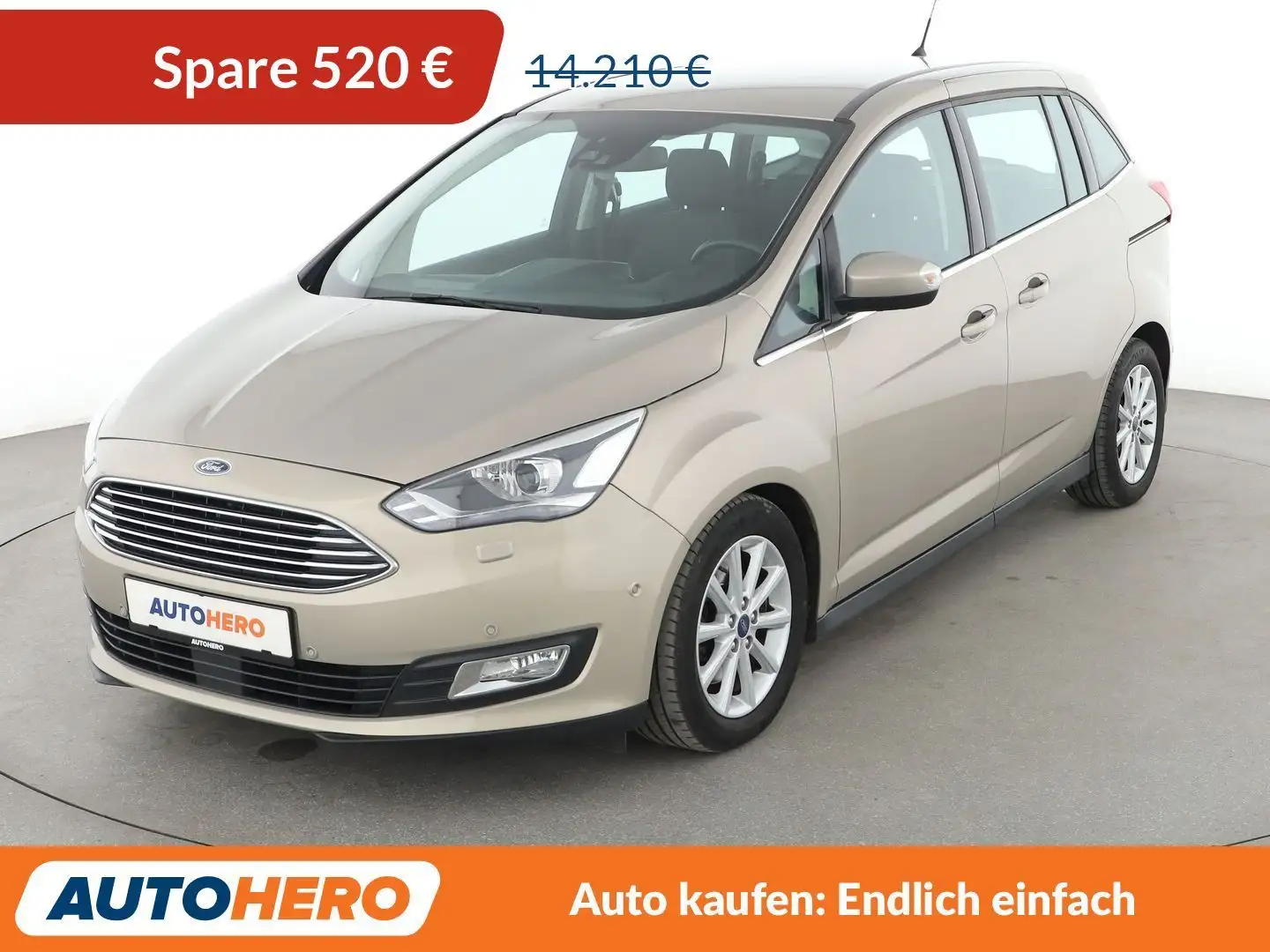 Ford Grand C-Max 1.5 TDCi Titanium Aut.*XENON*NAVI*ACC*CAM*PDC*SHZ* Braun - 1