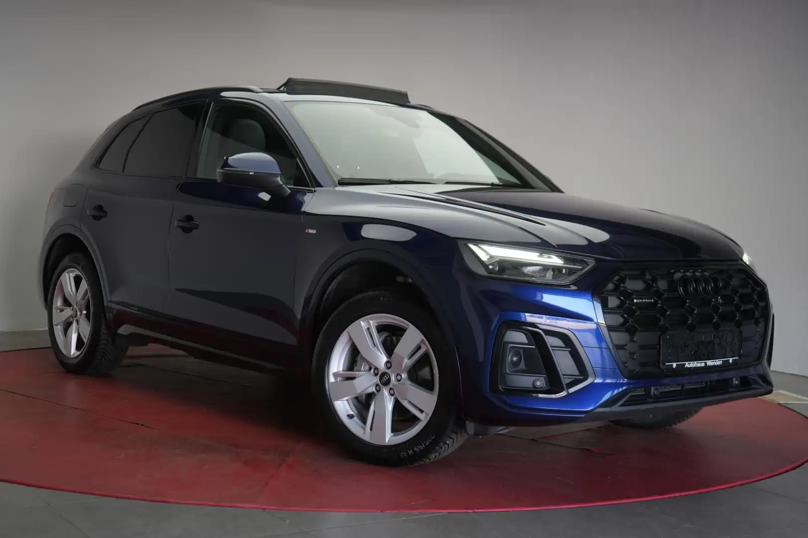 Audi Q5 40 TDI quattro S tronic S line Navi/Leder/ACC Blau - 1