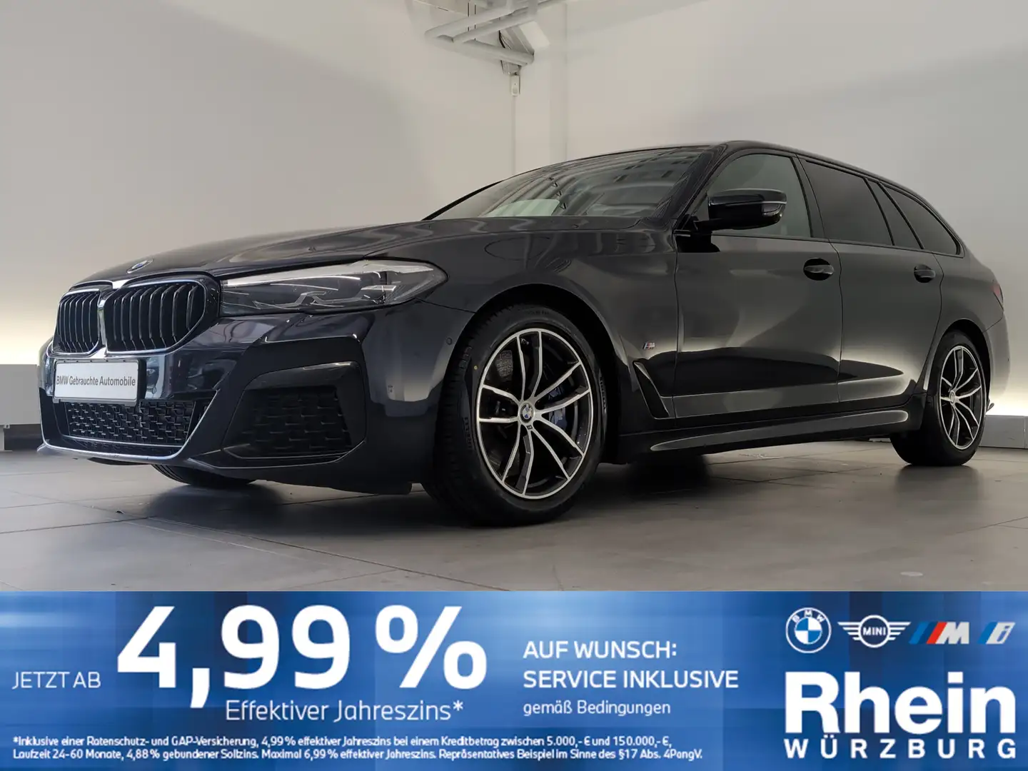 BMW 530 d Touring M Sportpaket DAB/SHZ/Sportsitze DAB/SHZ/ Negro - 1