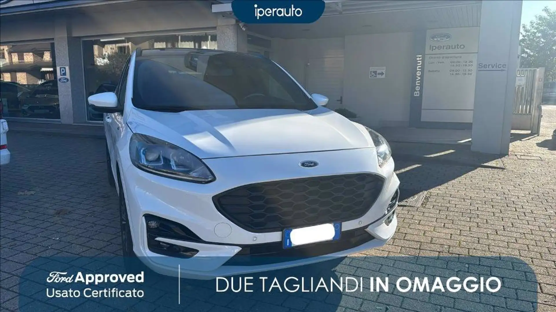 Ford Kuga 2.5 full hybrid ST-Line 2wd 190cv cvt Weiß - 1