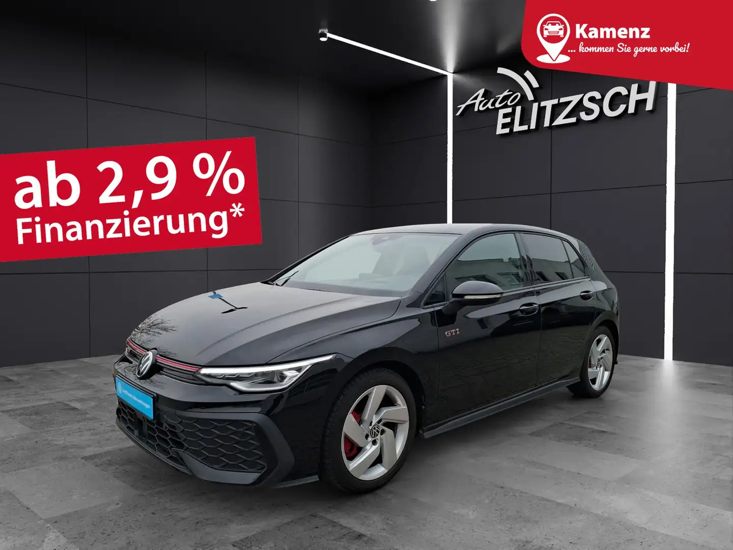 Volkswagen Golf VIII GTI DSG LEDplus Navi AID HUD ACC RFK SH 18" Schwarz - 1
