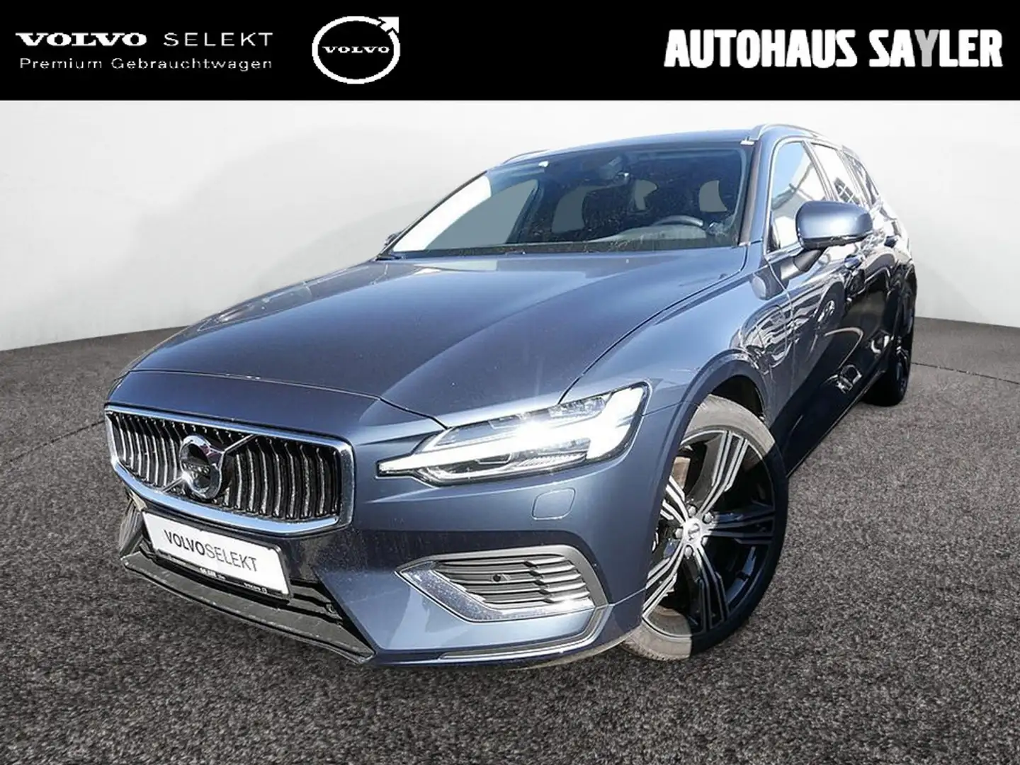 Volvo V60 Recharge T6 AWD SHZ KAMERA H/K NAVI LED Blauw - 1