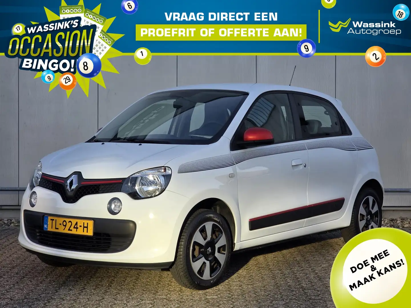 Renault Twingo 1.0 70pk Collection | Airco | Bluetooth Blanco - 1