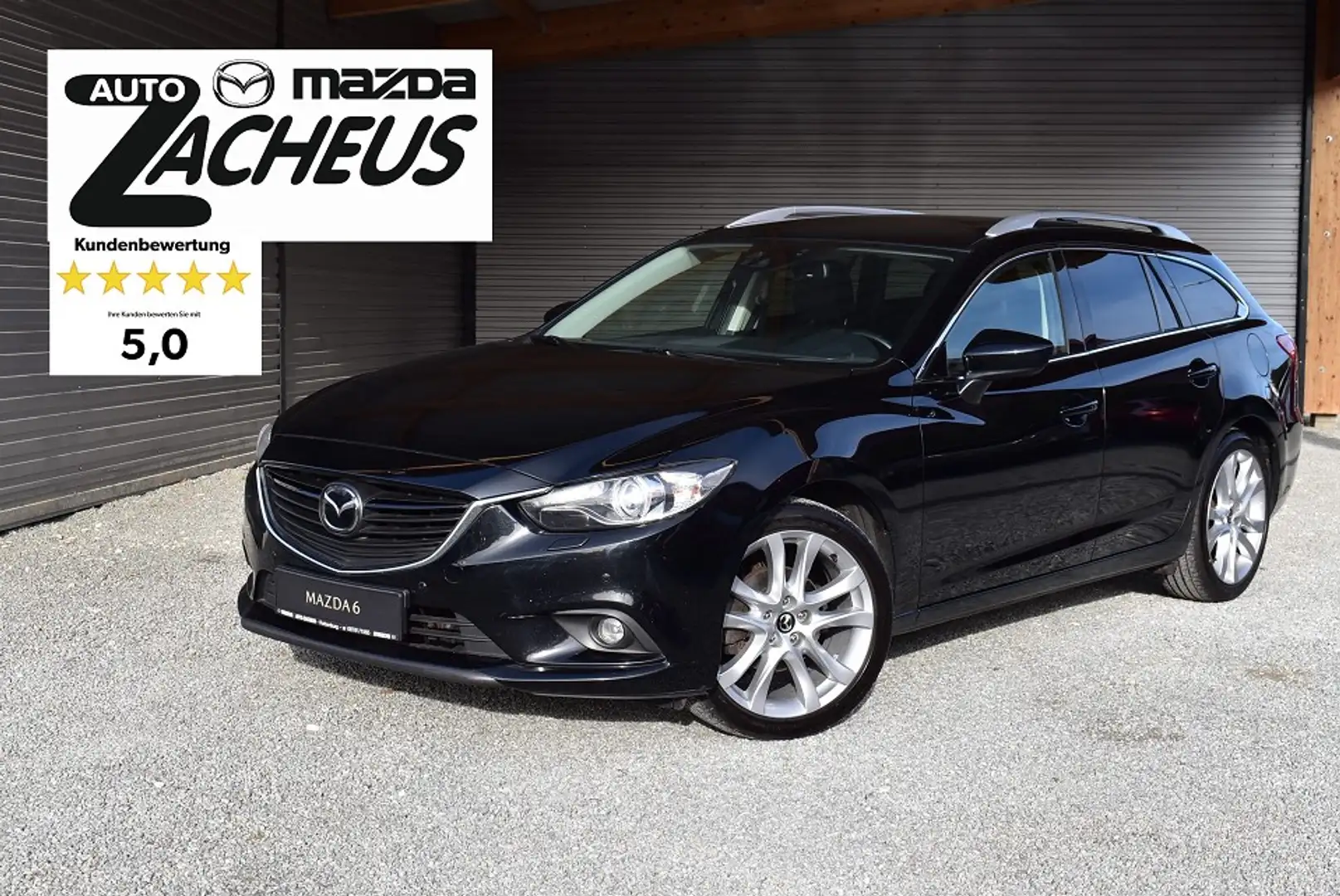 Mazda 6 Kombi SKYACTIV-G 192 Sports-Line Leder Vollausstat Noir - 1
