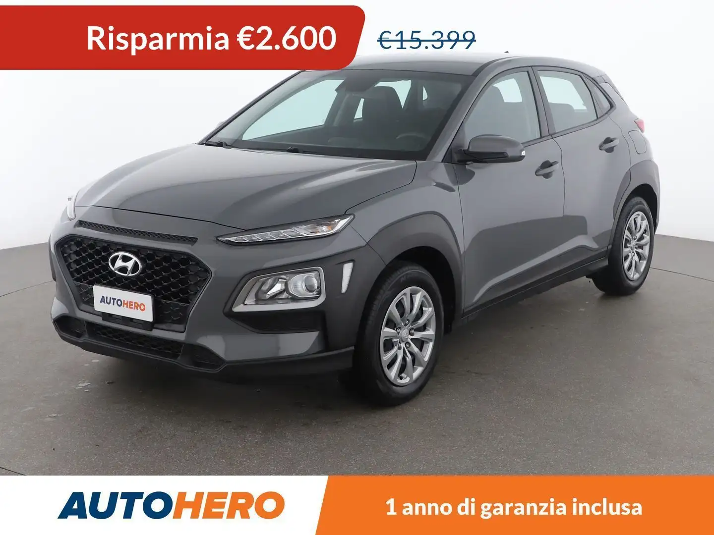 Hyundai KONA 1.0 TGDI Classic 2WD Grigio - 1