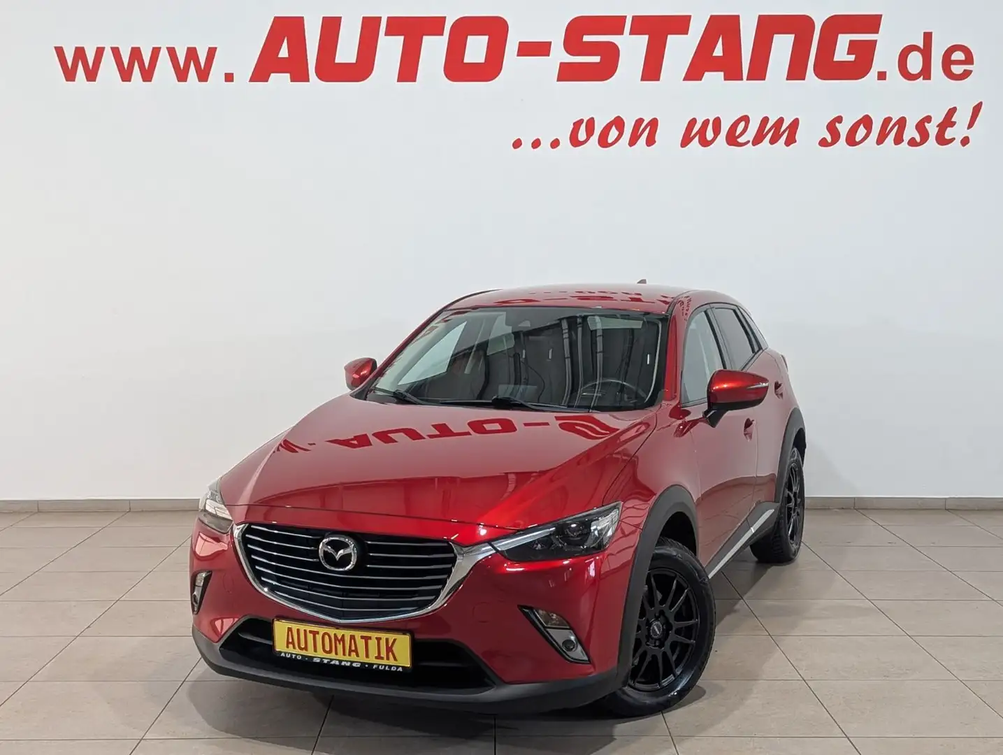 Mazda CX-3 Sports-Line*AHK+TOTWINKEL+HEAD-UP+ALLWETTER Rood - 2