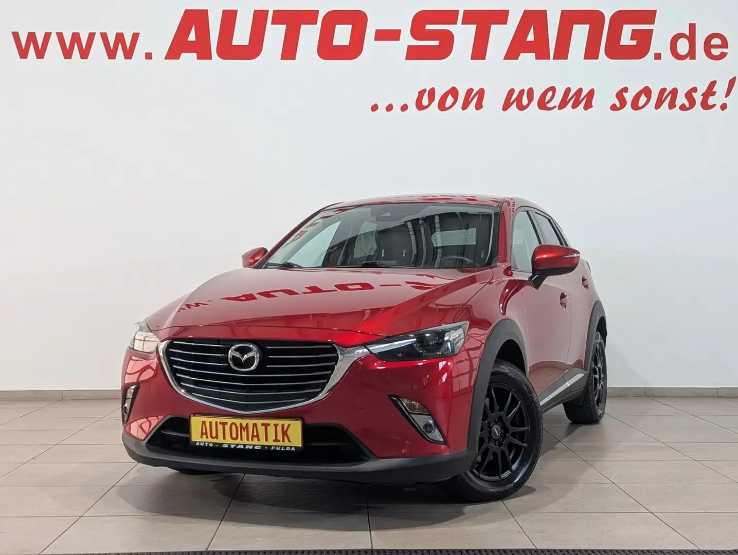 Mazda CX-3 Sports-Line*AHK+TOTWINKEL+HEAD-UP+ALLWETTER Rood - 1
