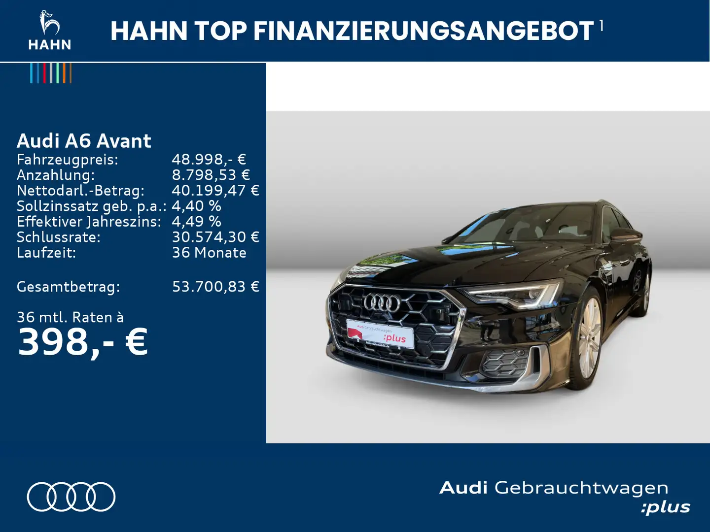 Audi A6 S-Line 50TDI qu tiptr CAM MATRIX PANO Schwarz - 2