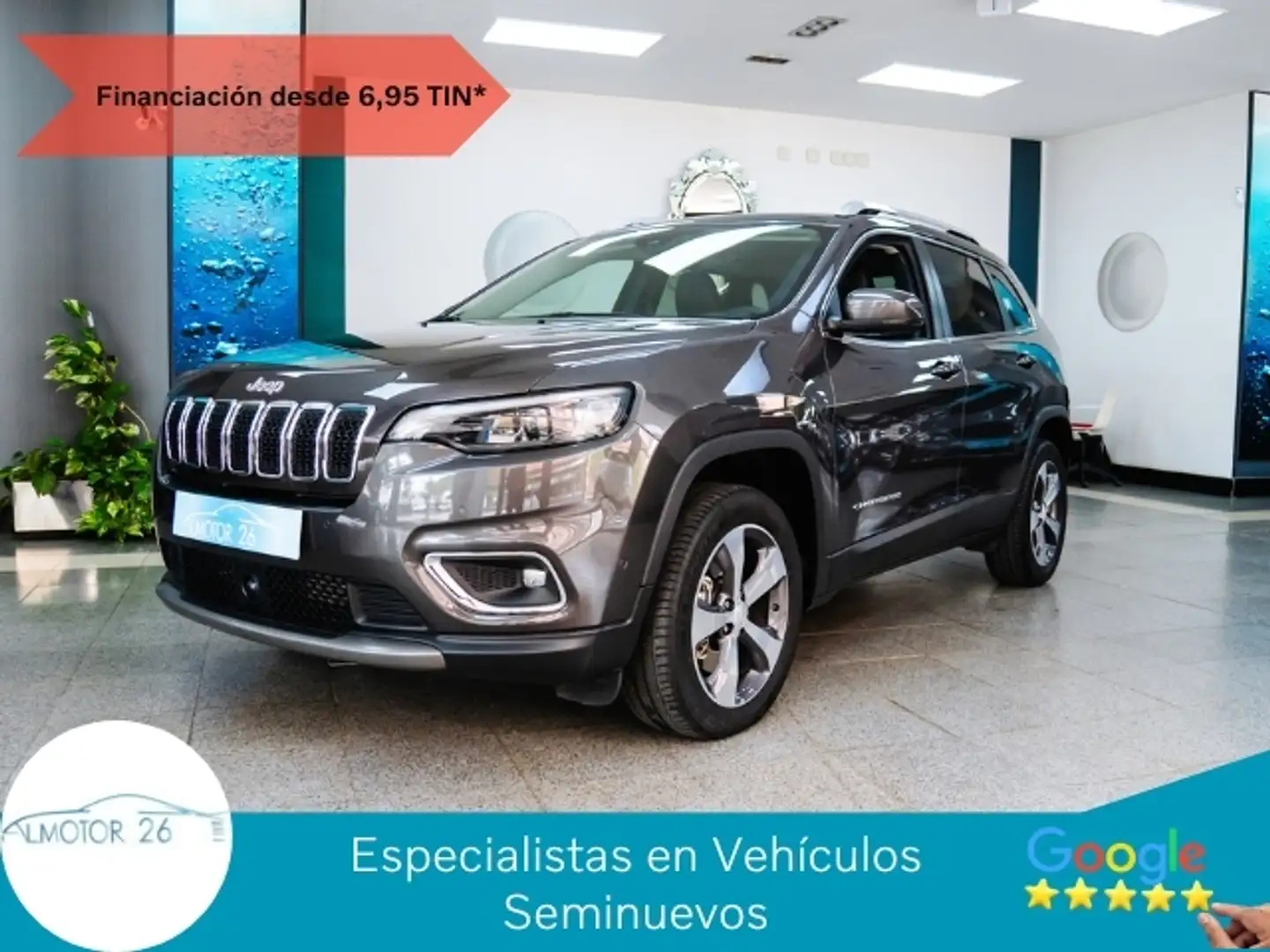 Jeep Cherokee 2.2 Limited AWD 9AT Gris - 1