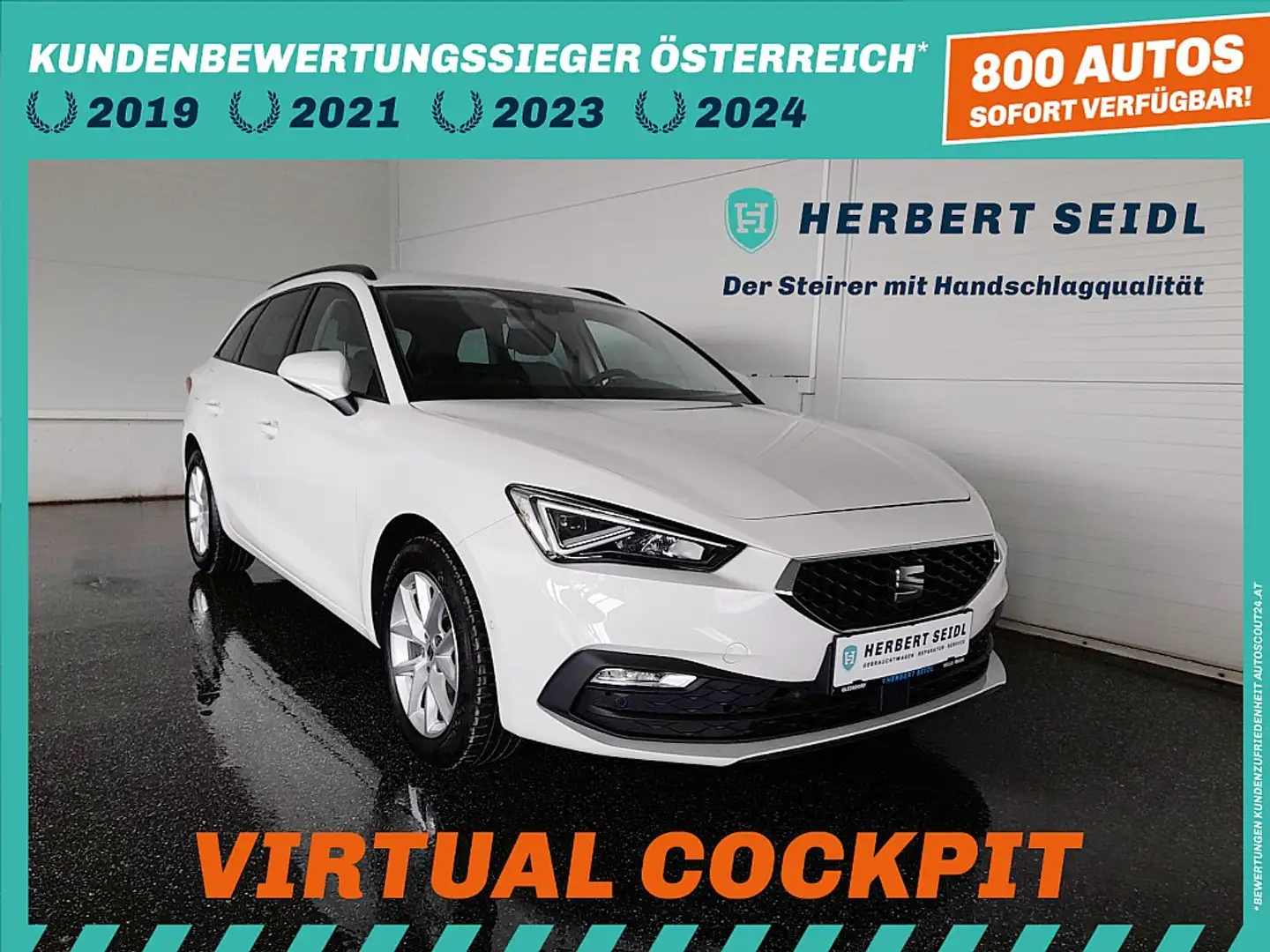 SEAT Leon ST Style 2,0 TDI DSG *VOLL-LED / VIRTUELL / NAV... Weiß - 1