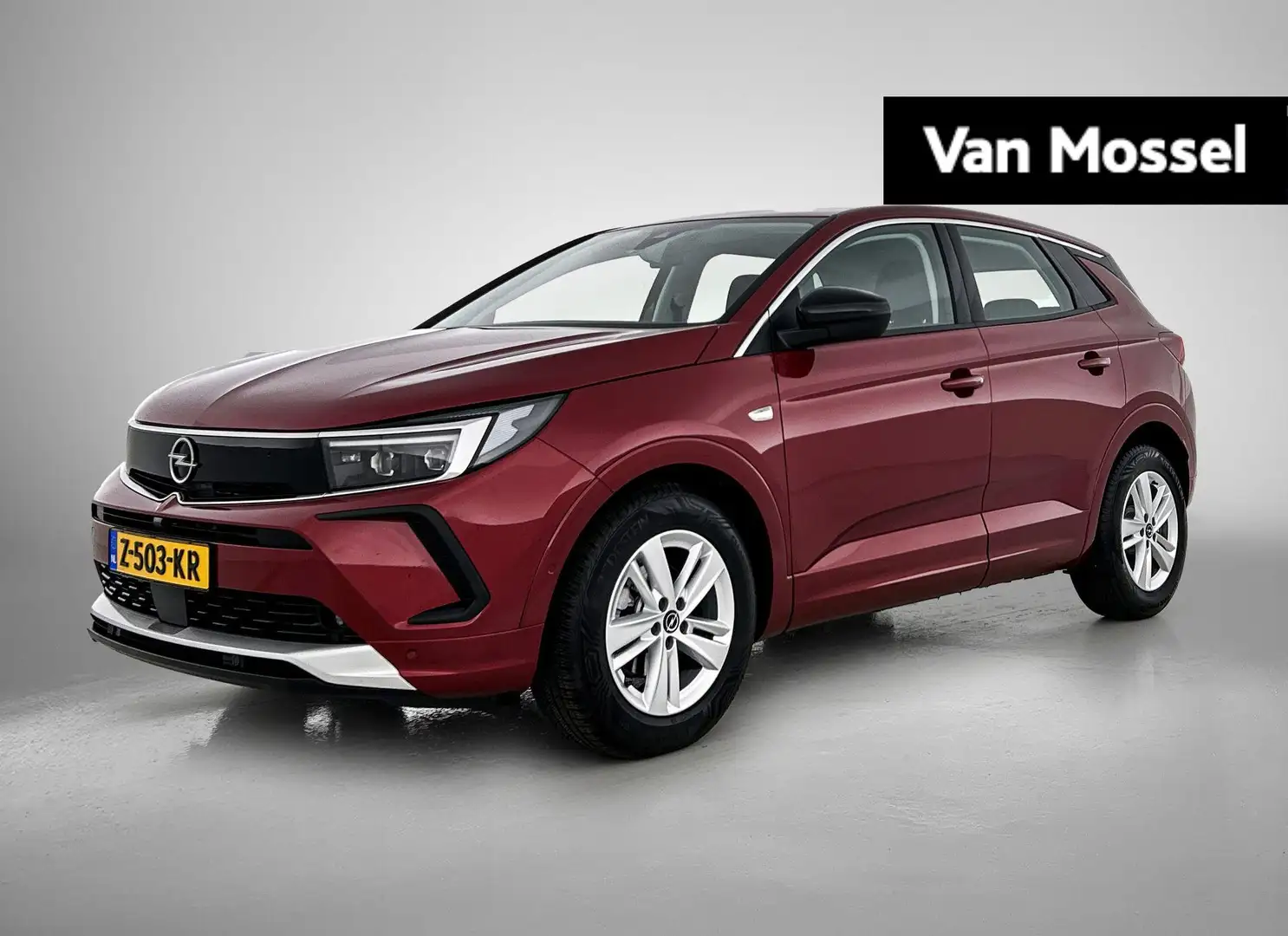 Opel Grandland 1.2 Turbo Hybrid Rood - 1