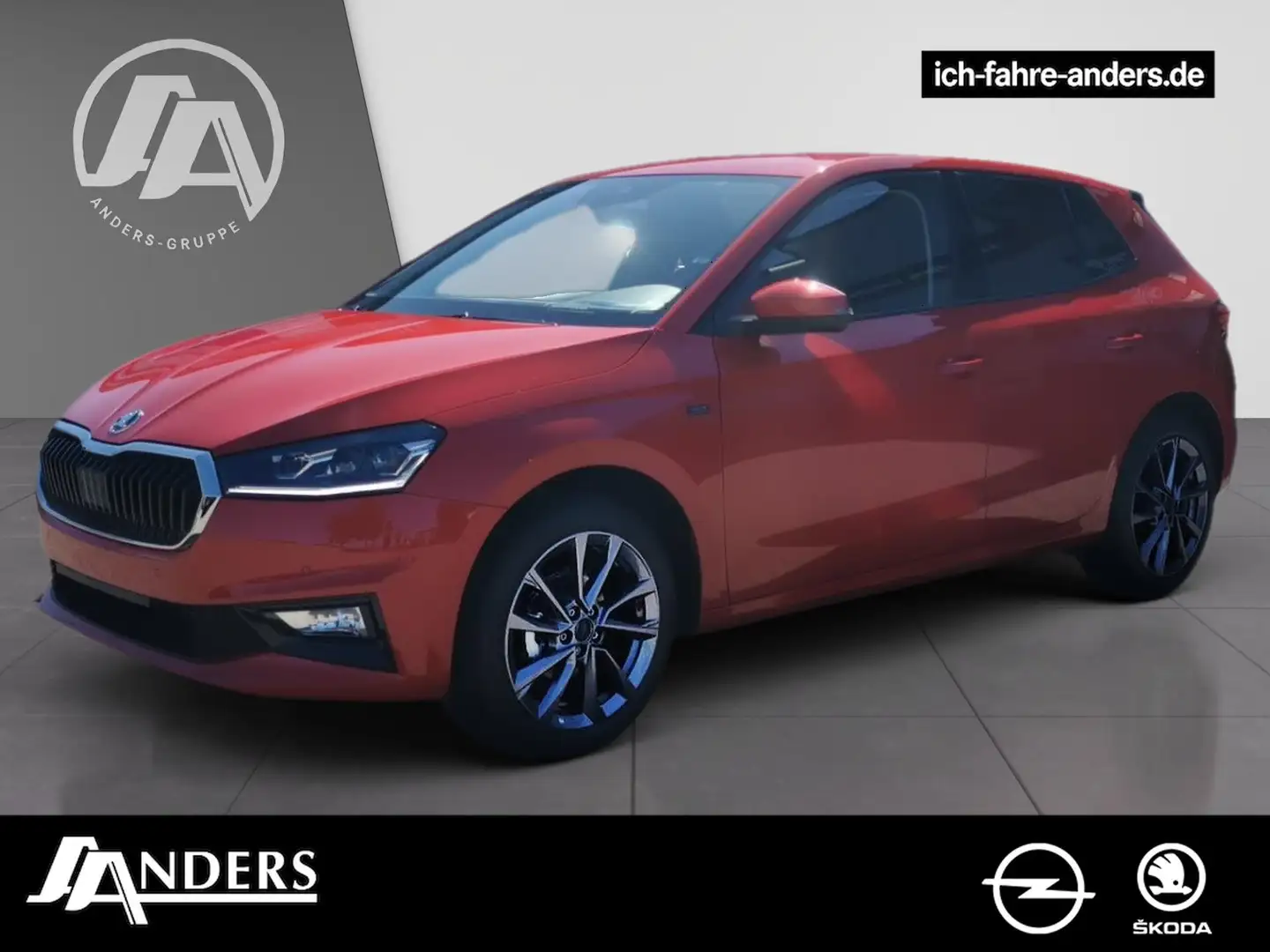 Skoda Fabia Tour 1,0 TSI +FLA+LED+SHZ+W-Paket+SpurH Rood - 1