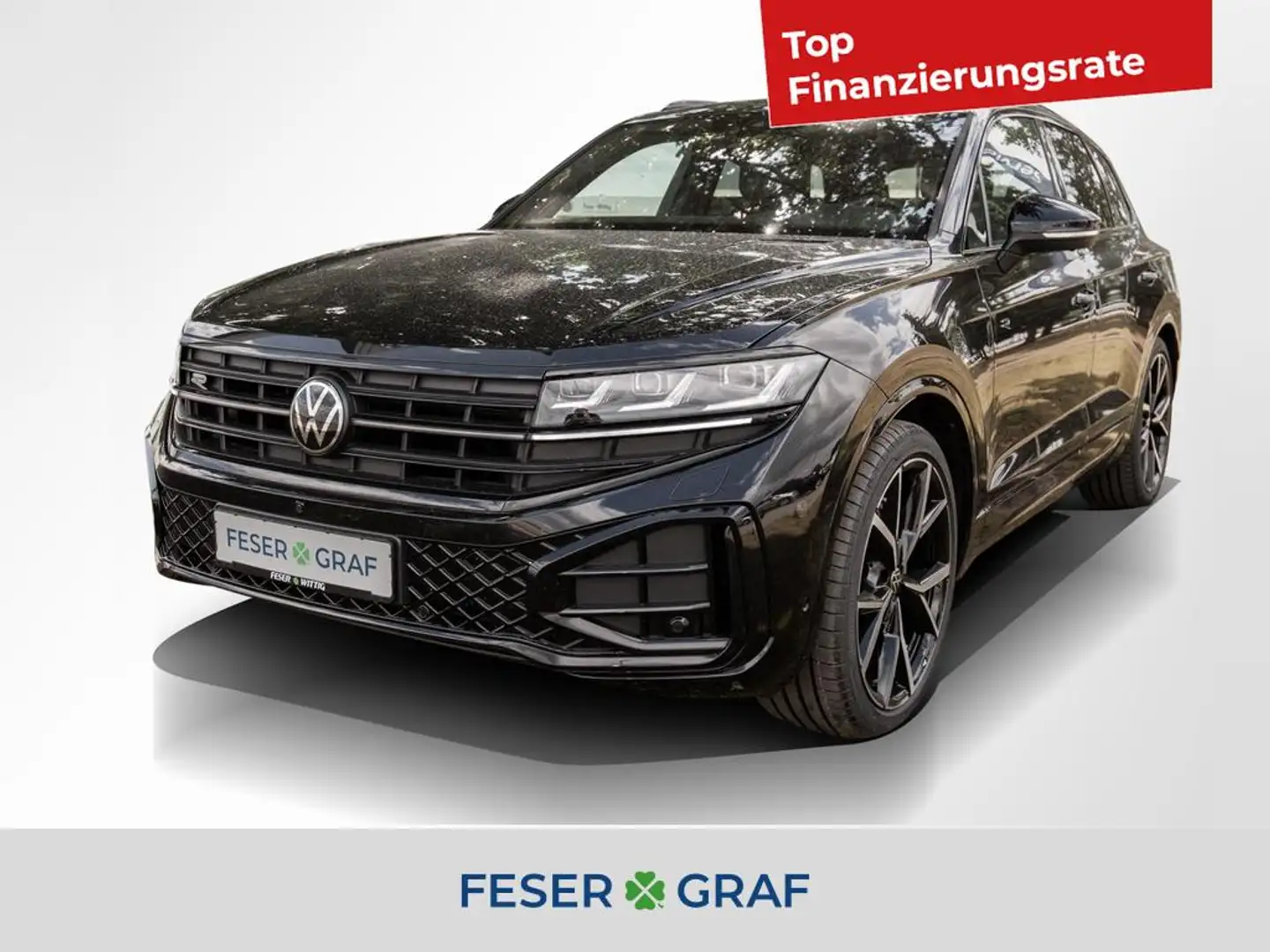 Volkswagen Touareg 3.0 TDI R-Line 4M DSG/Matrix/ACC/Pano/ActiveInfo/4 Schwarz - 1