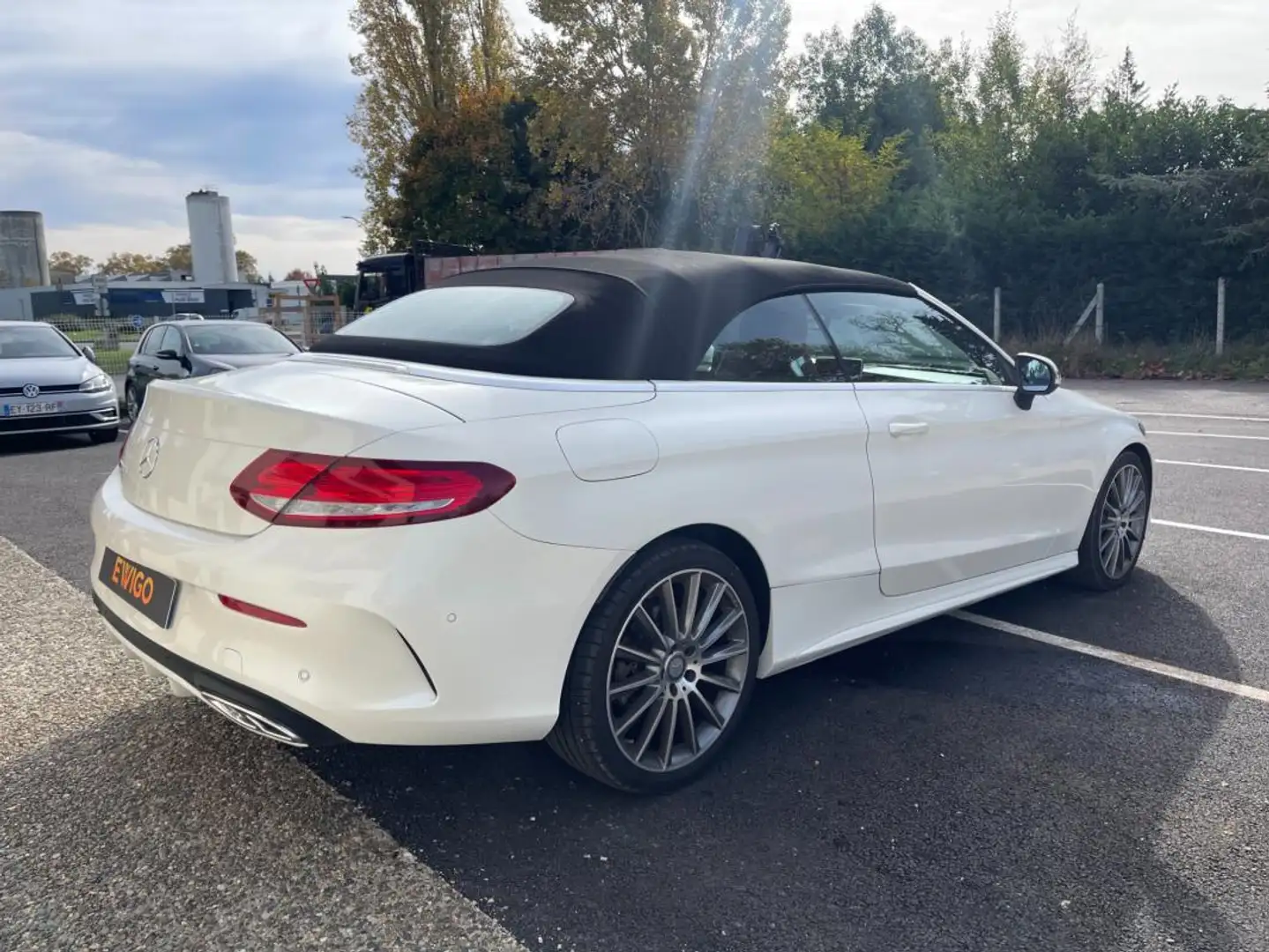 Mercedes-Benz CABRIOLET 220D 2.2 170CH 9G-TRONIC PACK AMG Blanc - 2