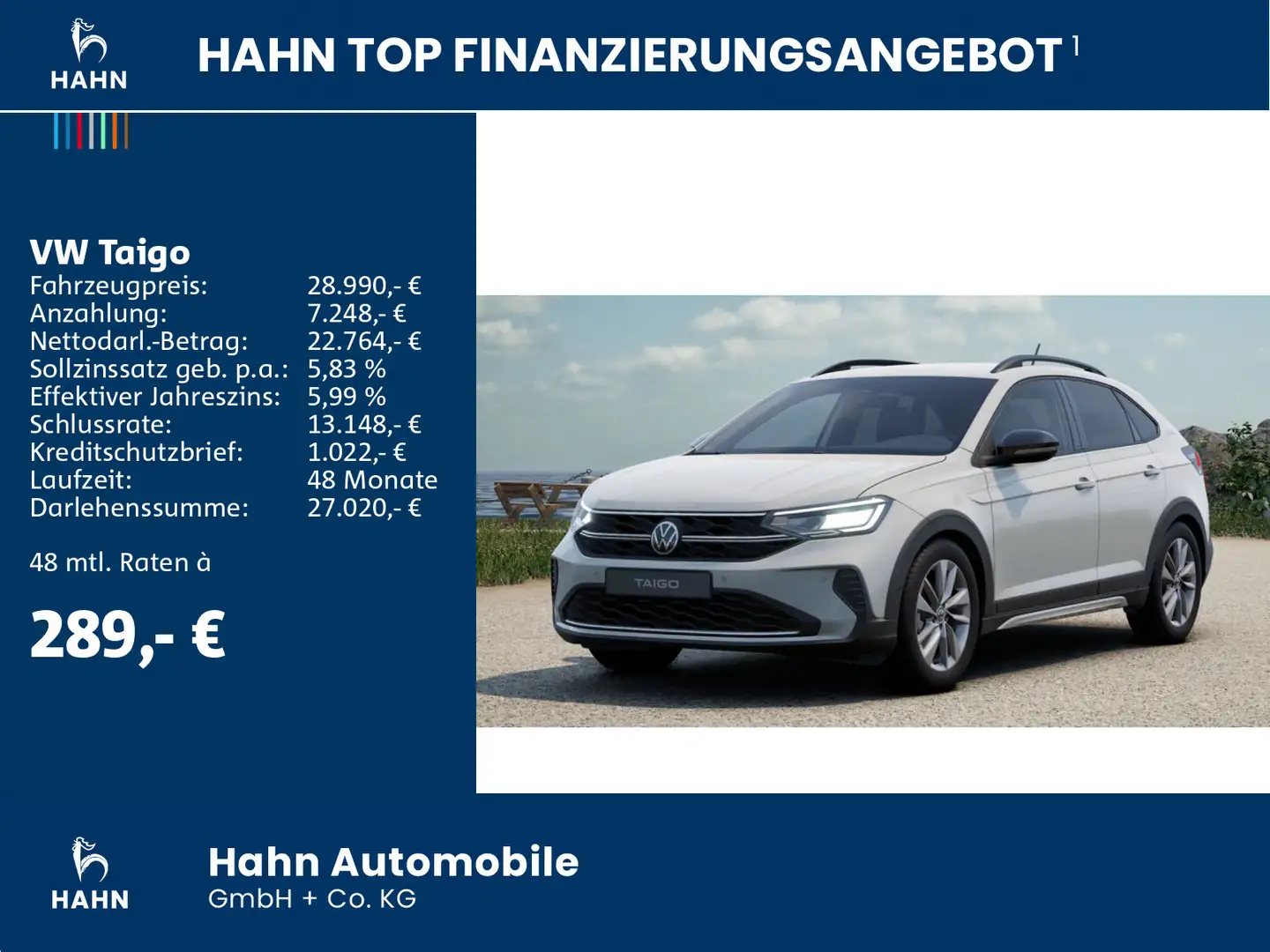 Volkswagen Taigo GOAL 1,0TSI 116 PS DSG ACC App-Connect Grau - 2
