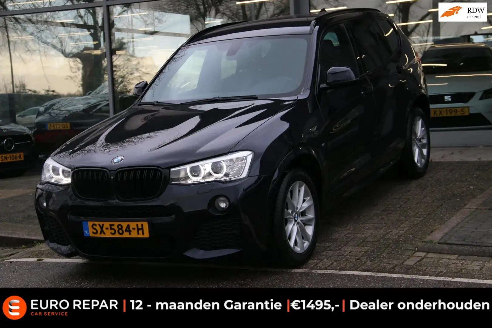 BMW X3 SDrive20i High Executive M-PAKKET DEALER OND.! Чёрный - 1