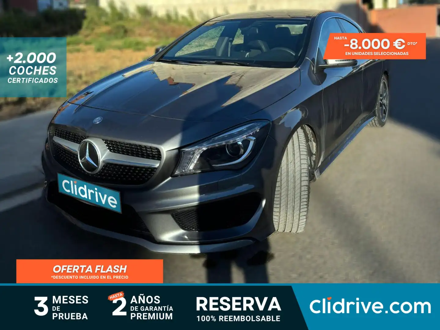Mercedes-Benz CLA 220 220CDI Edition 1 7G-DCT Gris - 1