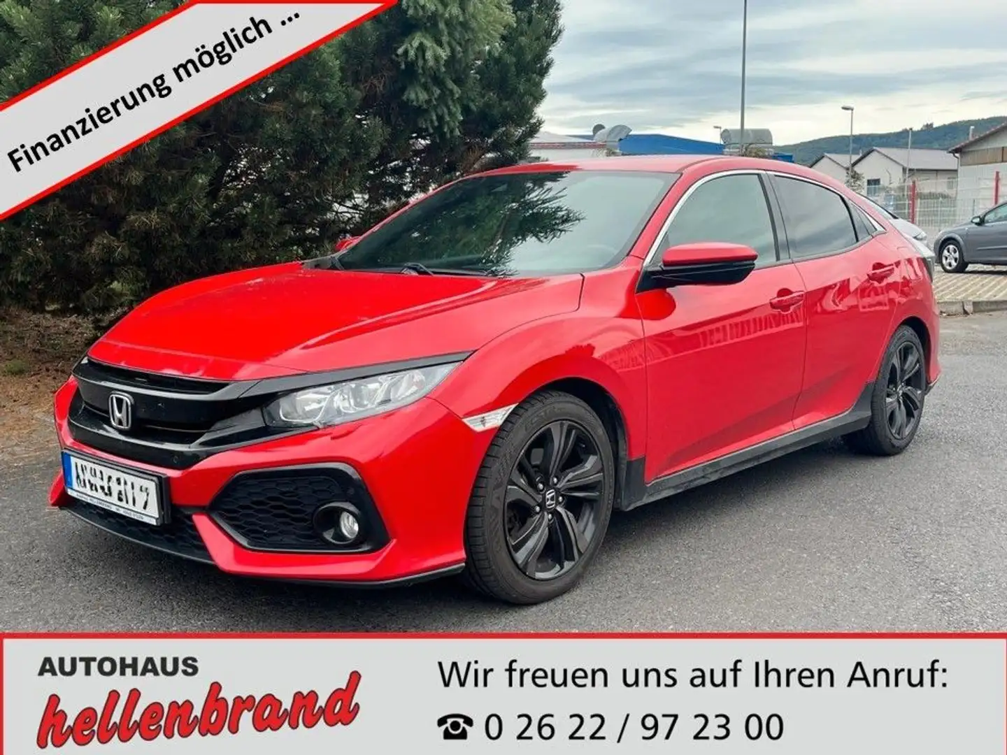 Honda Civic Lim. 5-trg. 1.6 i-DTEC Elegance Rot - 1