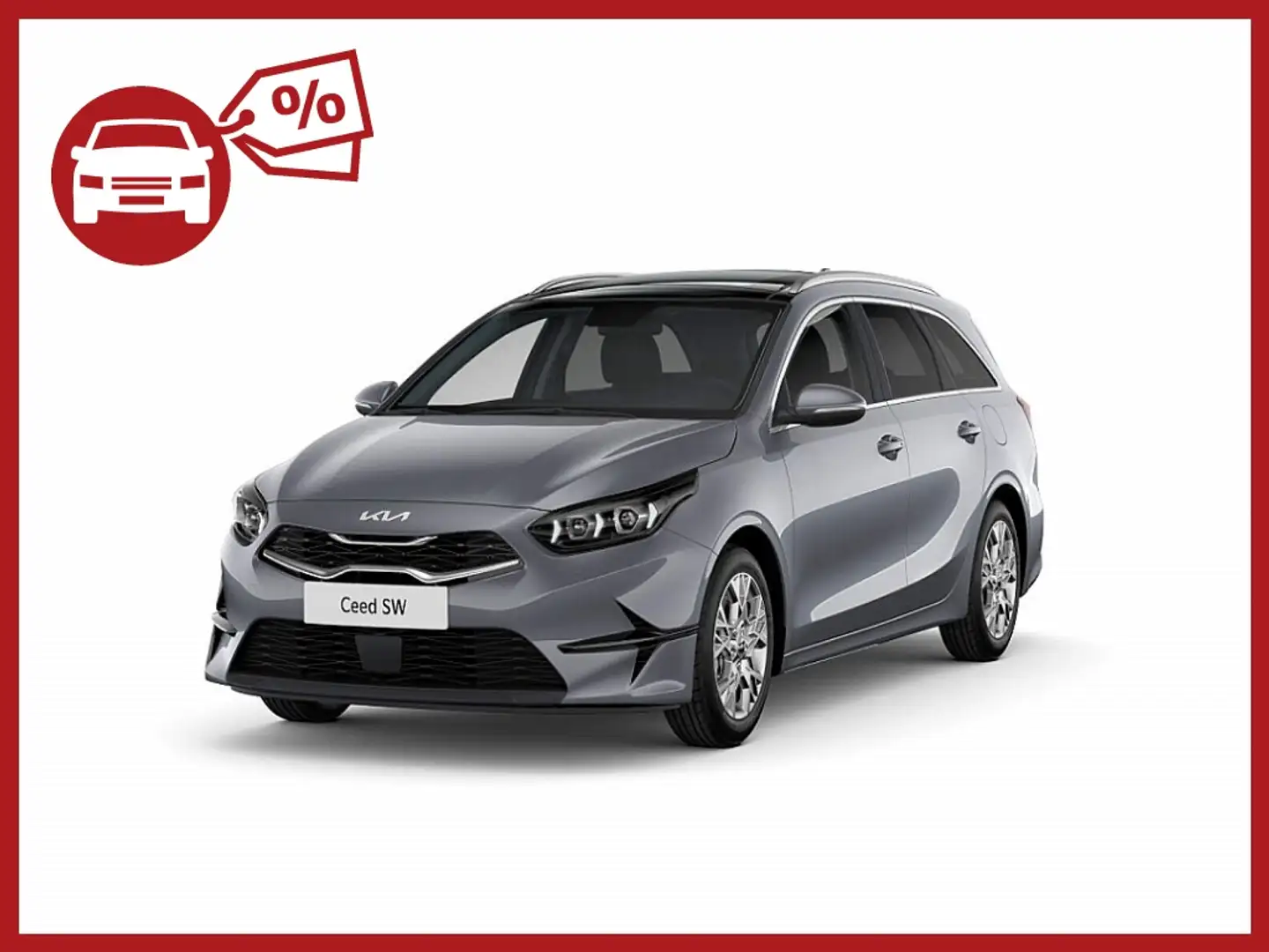Kia Ceed SW / cee'd SW ceed SW 1,0 T-GDI GPF ISG Silber | Stahl Wien 22 Plateado - 1